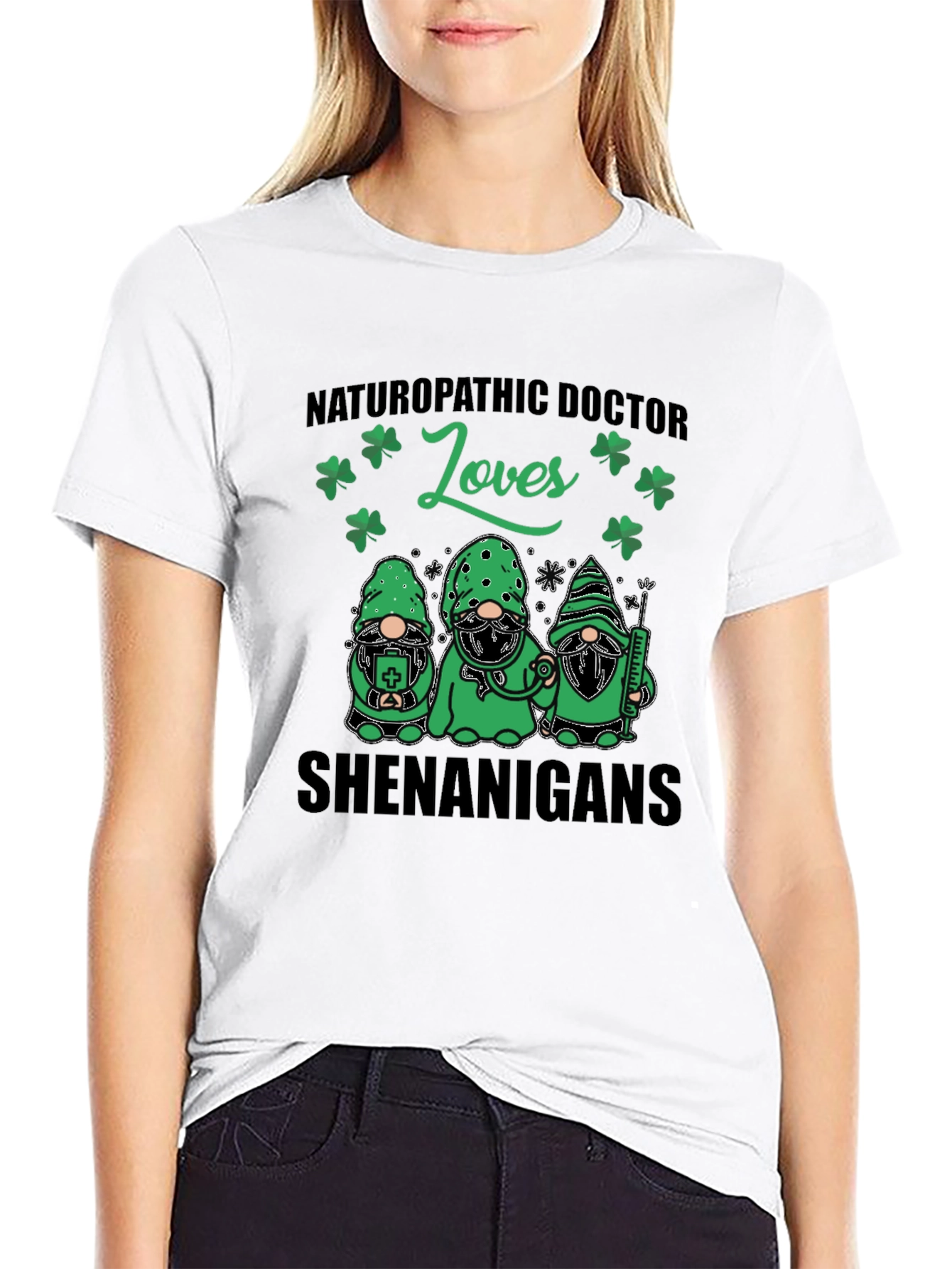 Naturopathic Doctor Loves Shenanigans St. Patricks Day T-Shirt