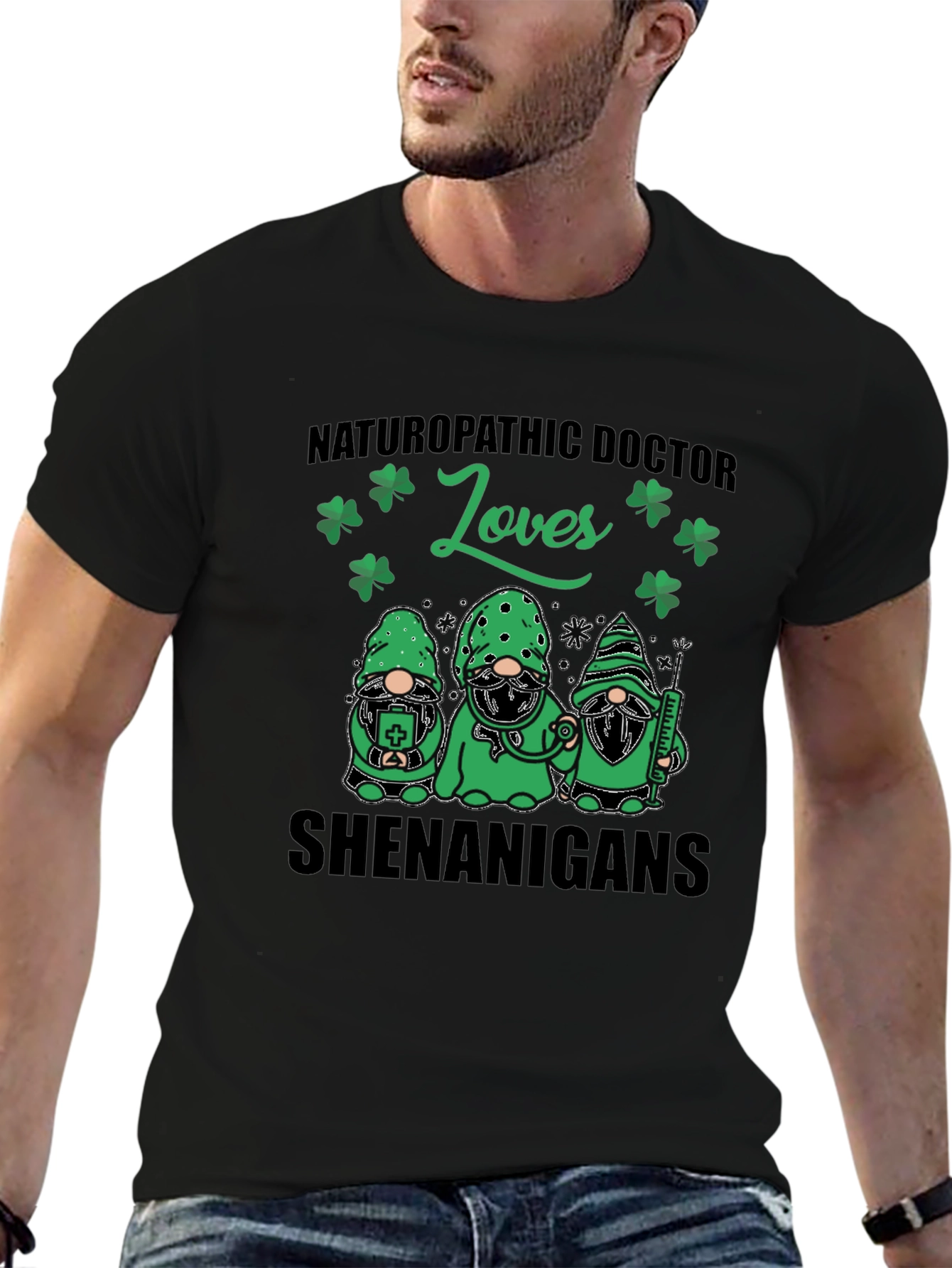 Naturopathic Doctor Loves Shenanigans St. Patricks Day T-Shirt