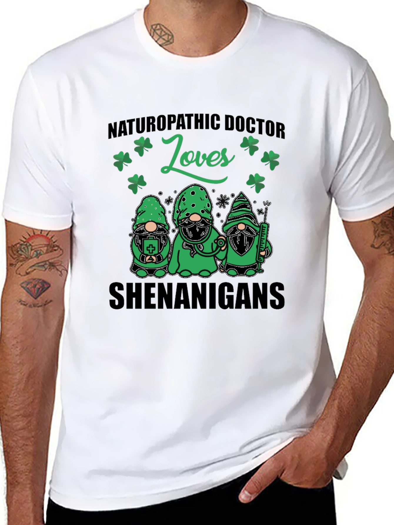 Naturopathic Doctor Loves Shenanigans St. Patricks Day T-Shirt
