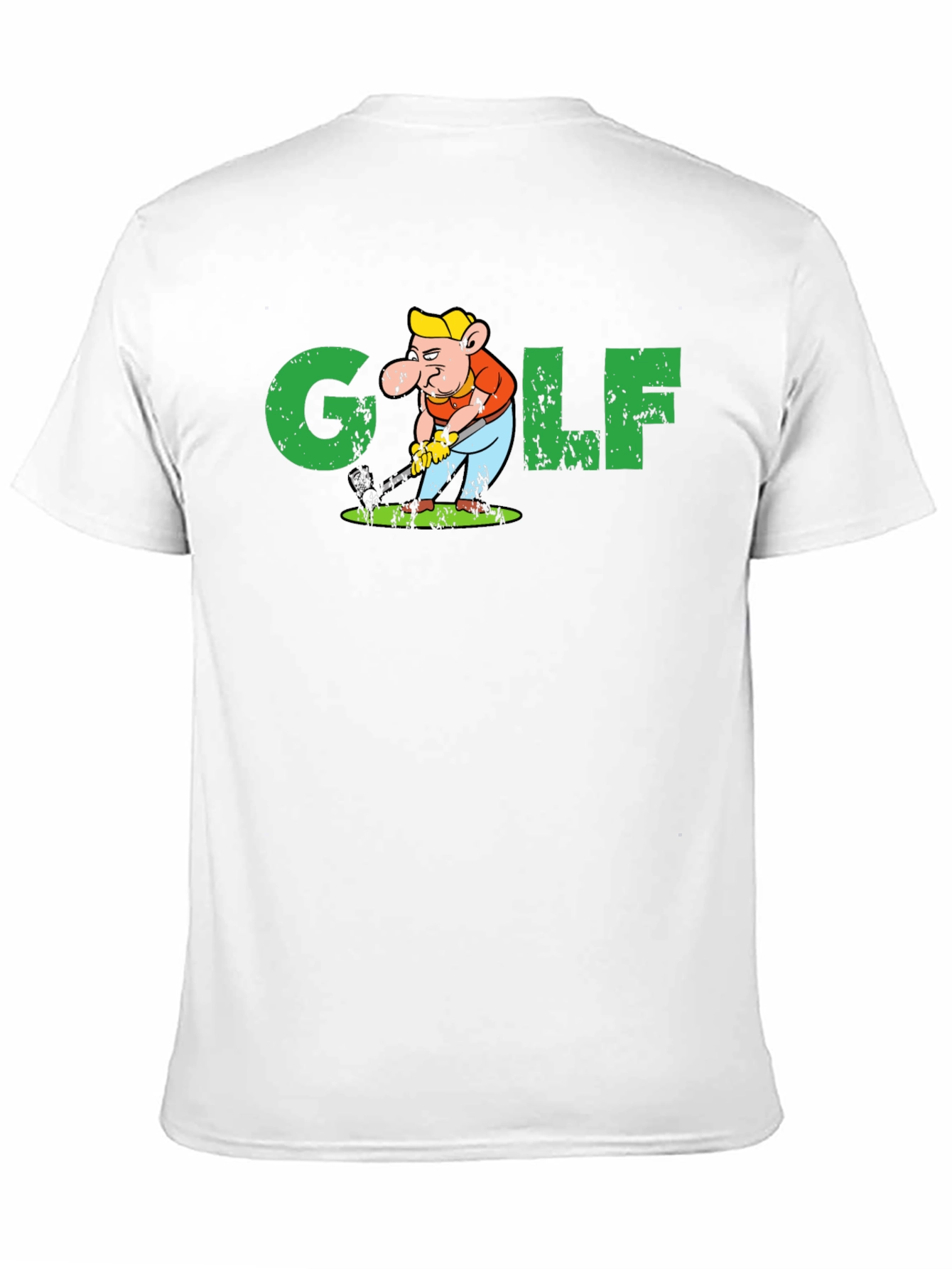 Golf Pig Graphic T-Shirt - Black Cotton Tee