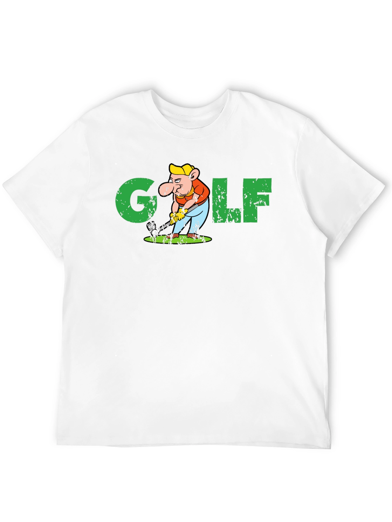 Golf Pig Graphic T-Shirt - Black Cotton Tee