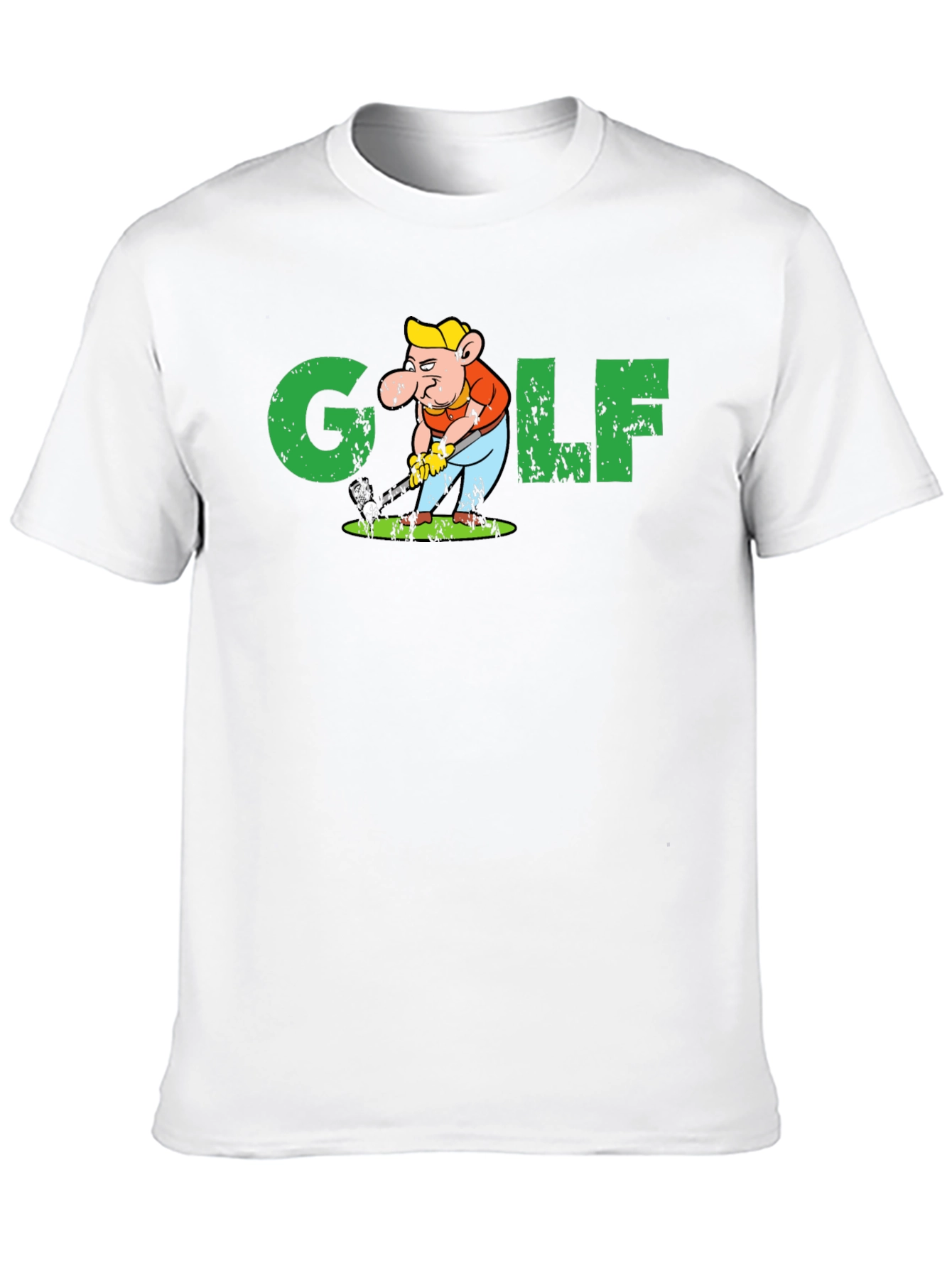 Golf Pig Graphic T-Shirt - Black Cotton Tee