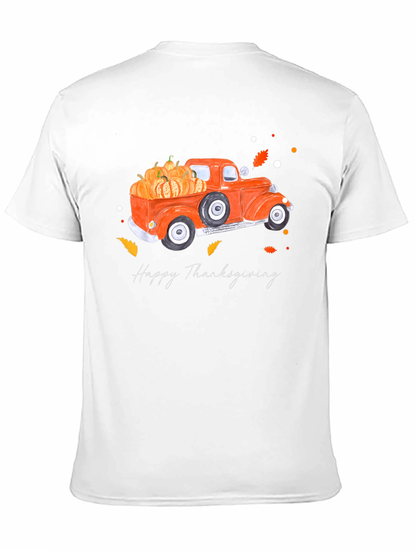 Thanksgiving Truck T-Shirt: Harvest Season Style