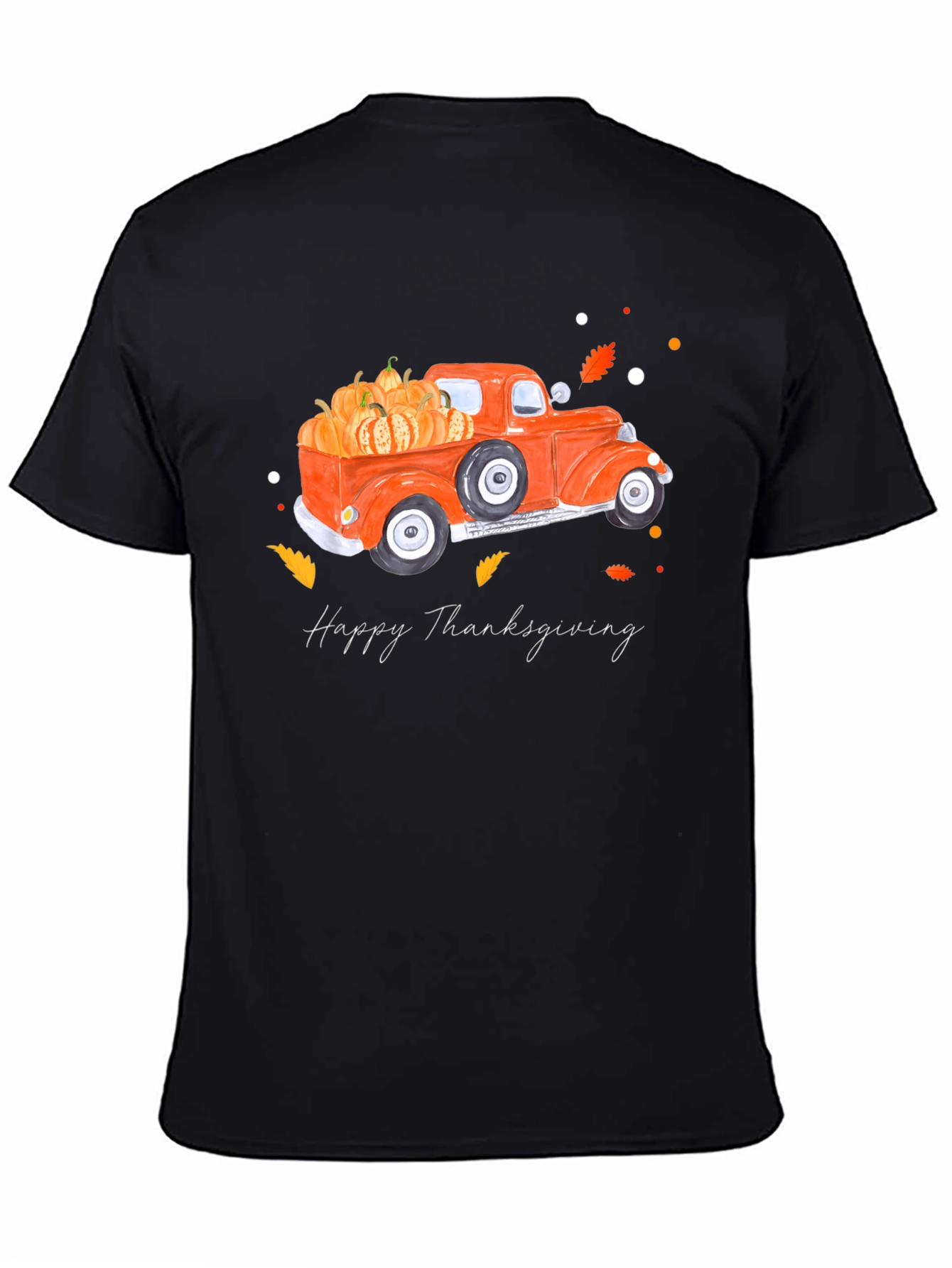 Thanksgiving Truck T-Shirt: Harvest Season Style