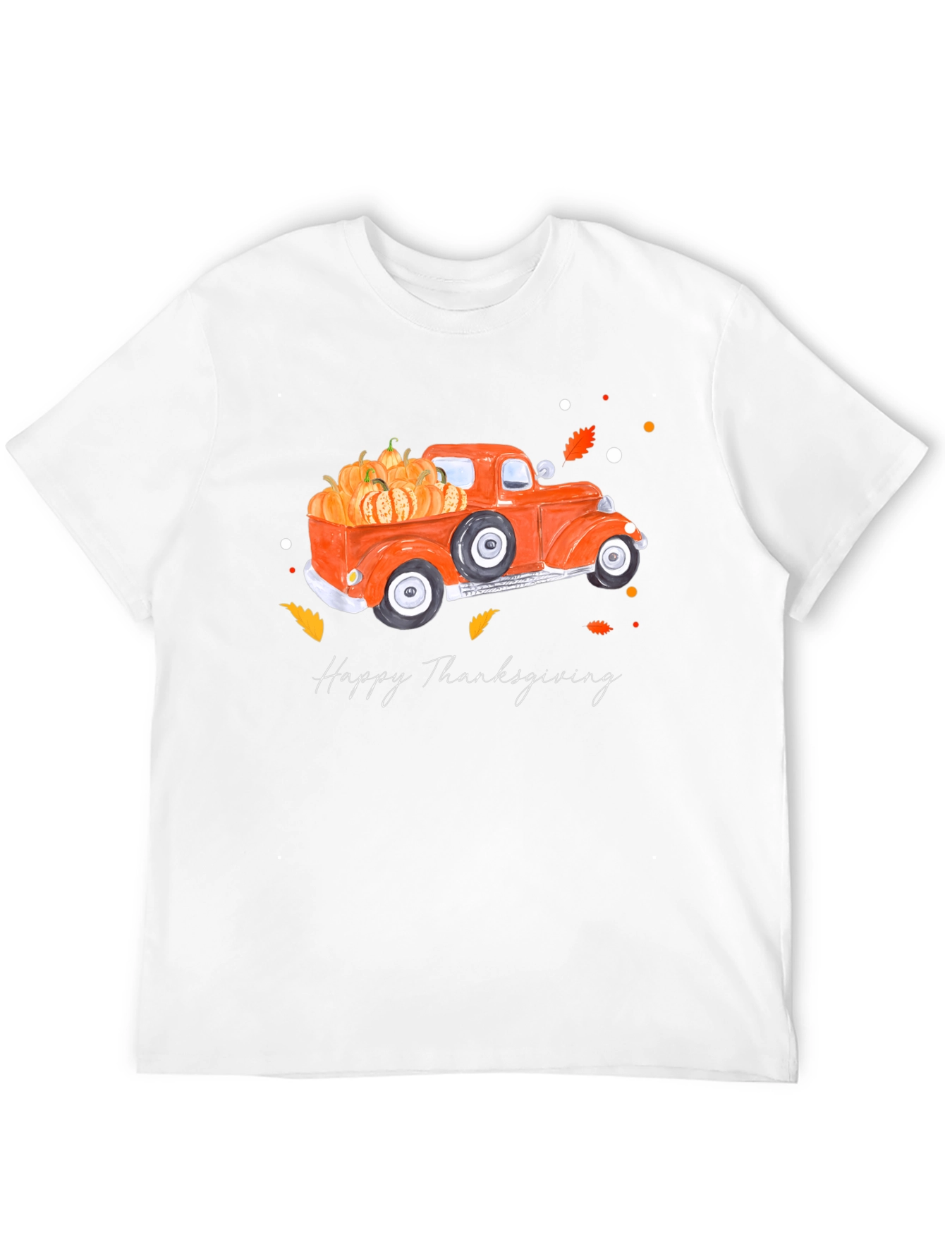 Thanksgiving Truck T-Shirt: Harvest Season Style