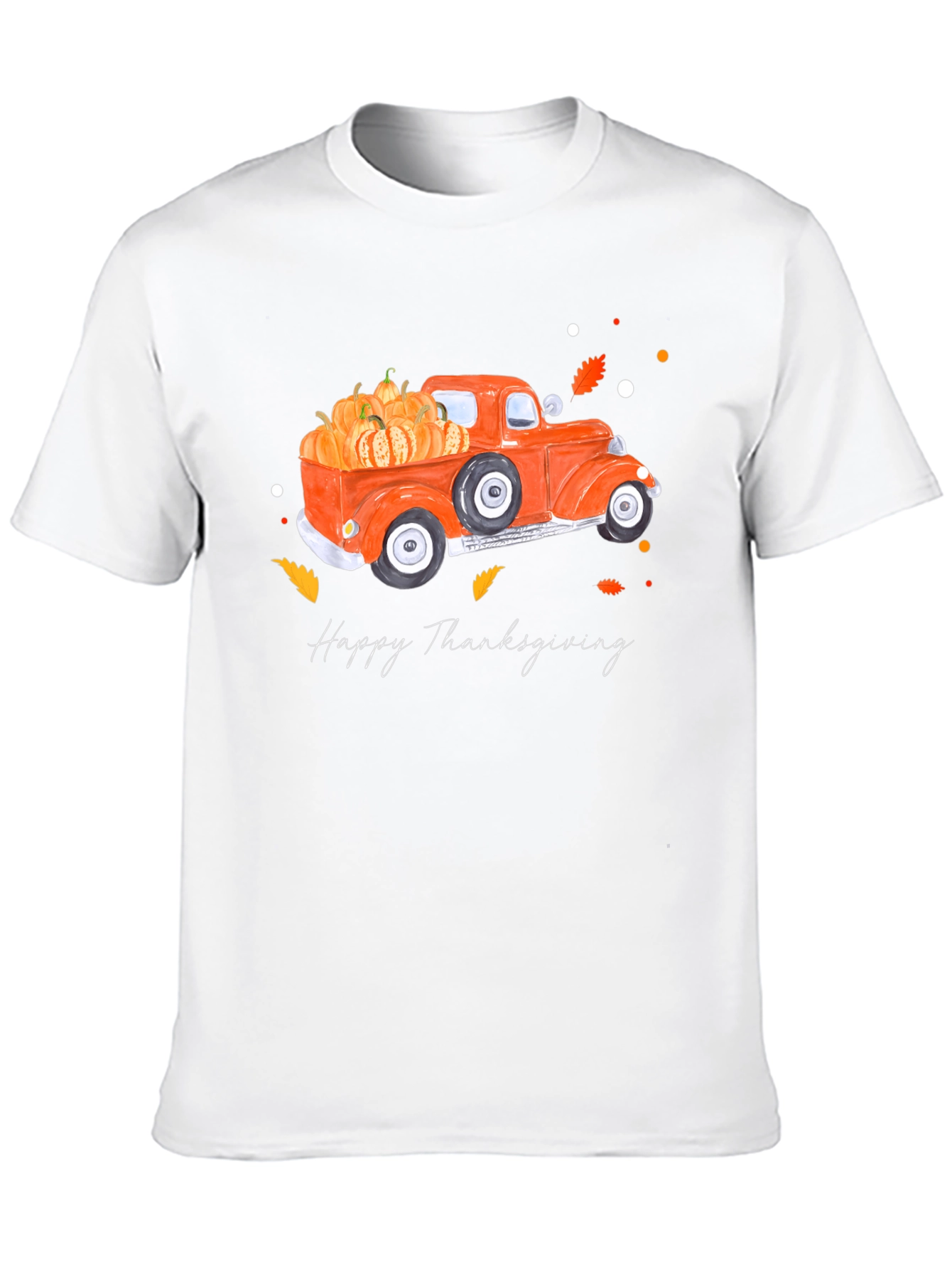 Thanksgiving Truck T-Shirt: Harvest Season Style