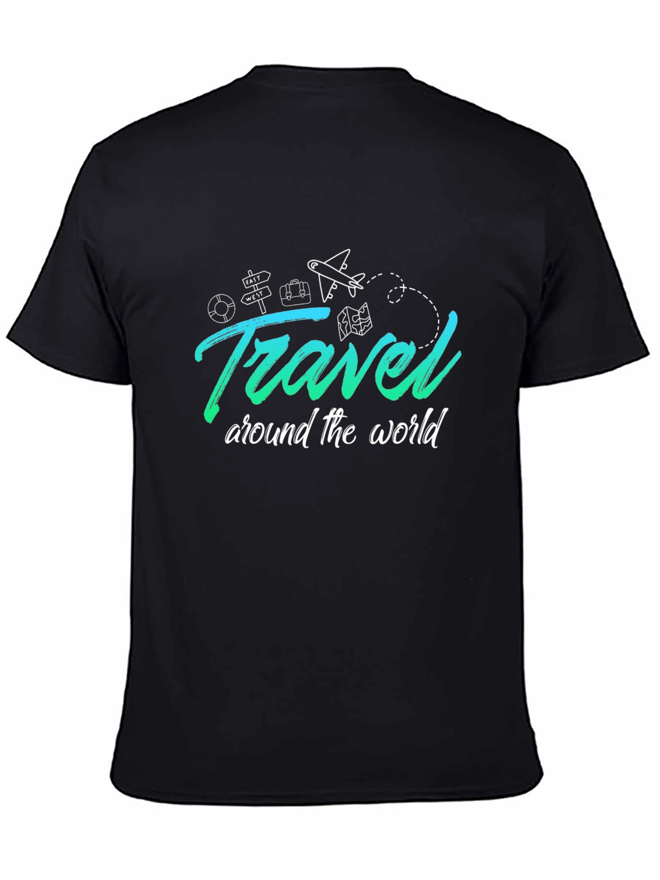 Travel Around The World Graphic T-Shirt