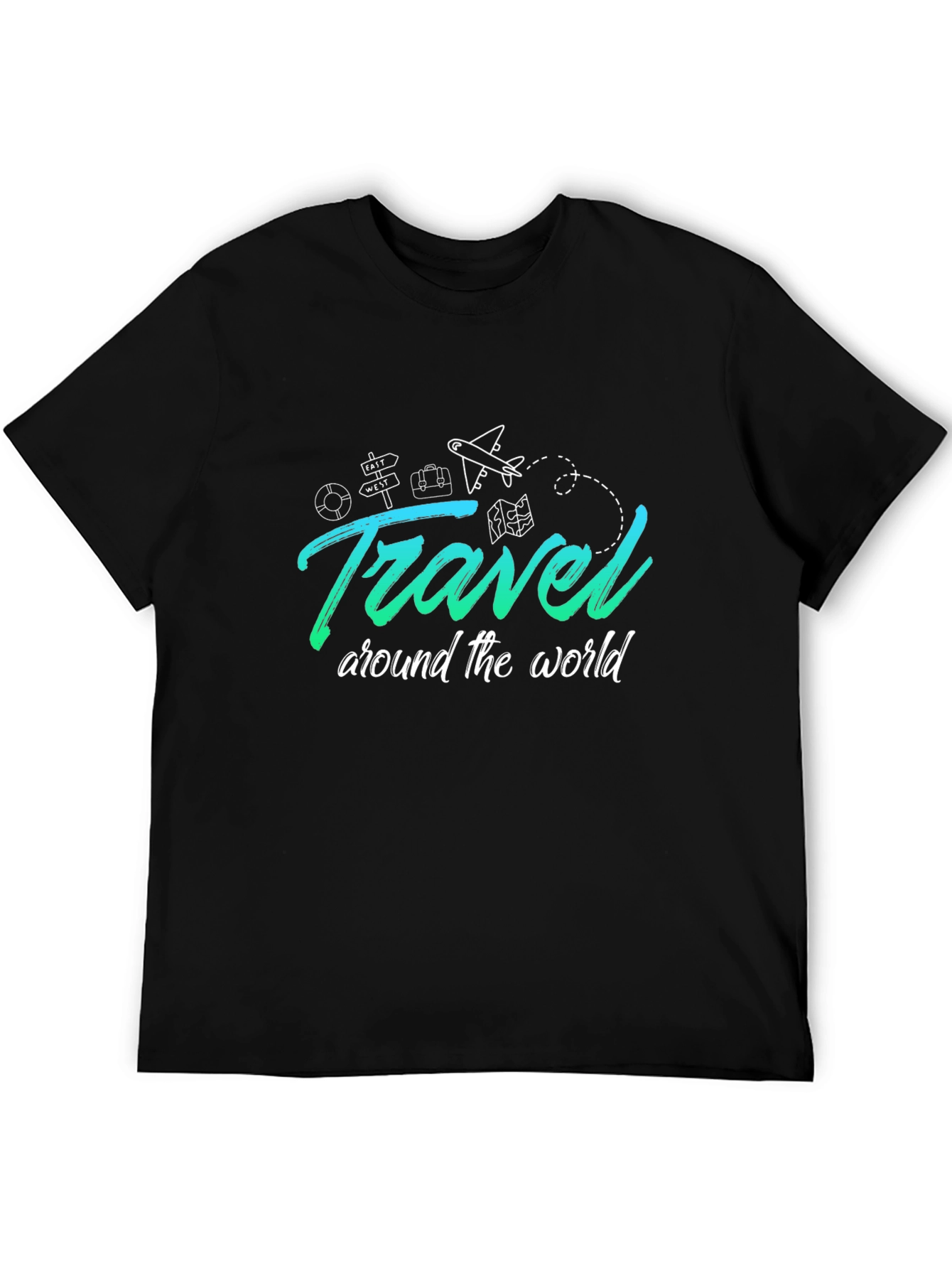 Travel Around The World Graphic T-Shirt