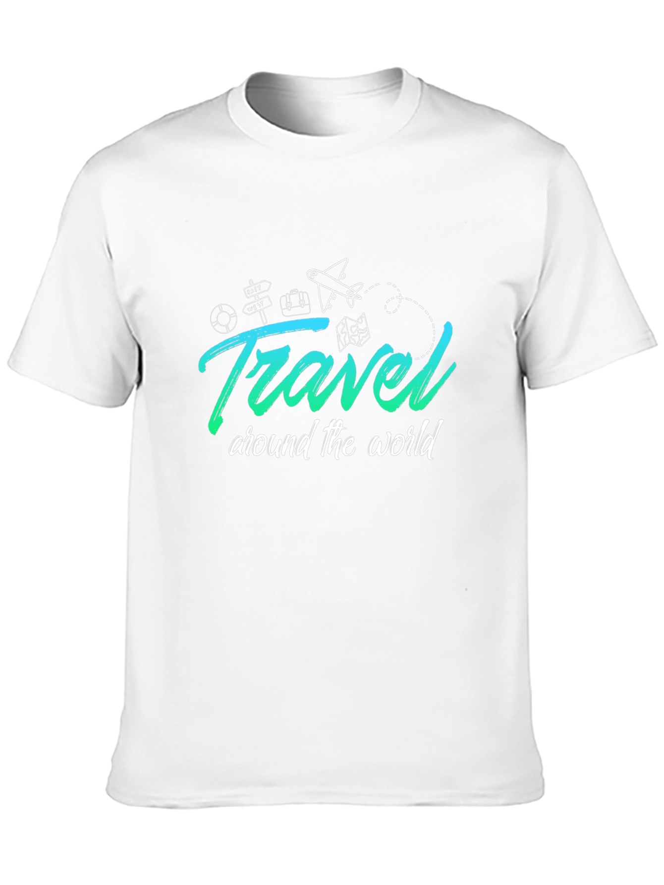 Travel Around The World Graphic T-Shirt