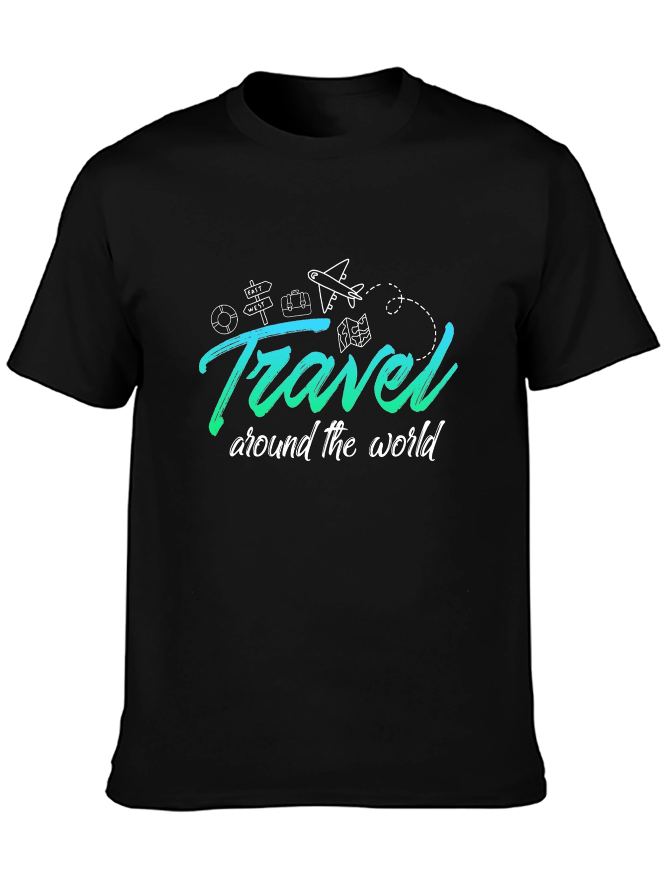 Travel Around The World Graphic T-Shirt