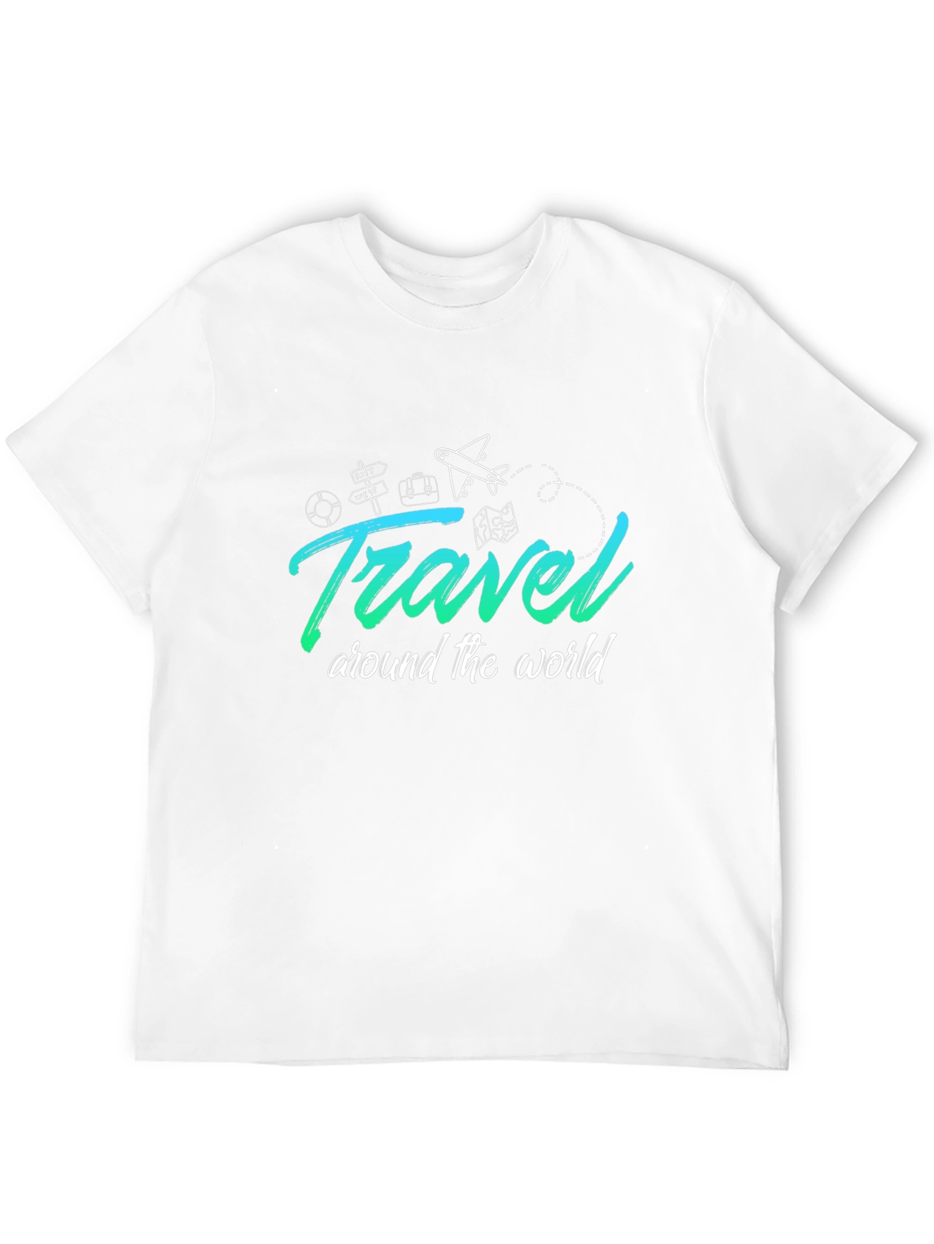 Travel Around The World Graphic T-Shirt