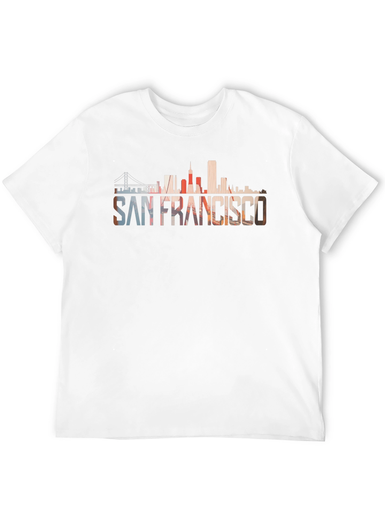 San Francisco Skyline Graphic Black T-Shirt