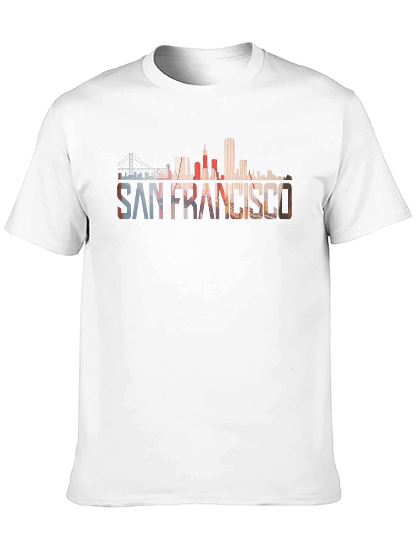 San Francisco Skyline Graphic Black T-Shirt