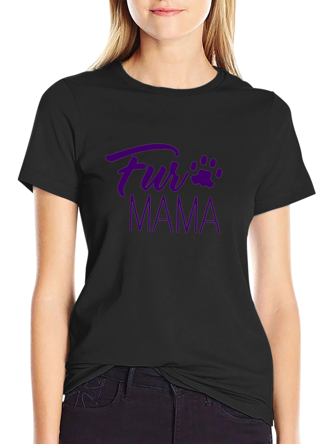 Fur Mama Graphic T-Shirt - Cute Pet Lover Tee
