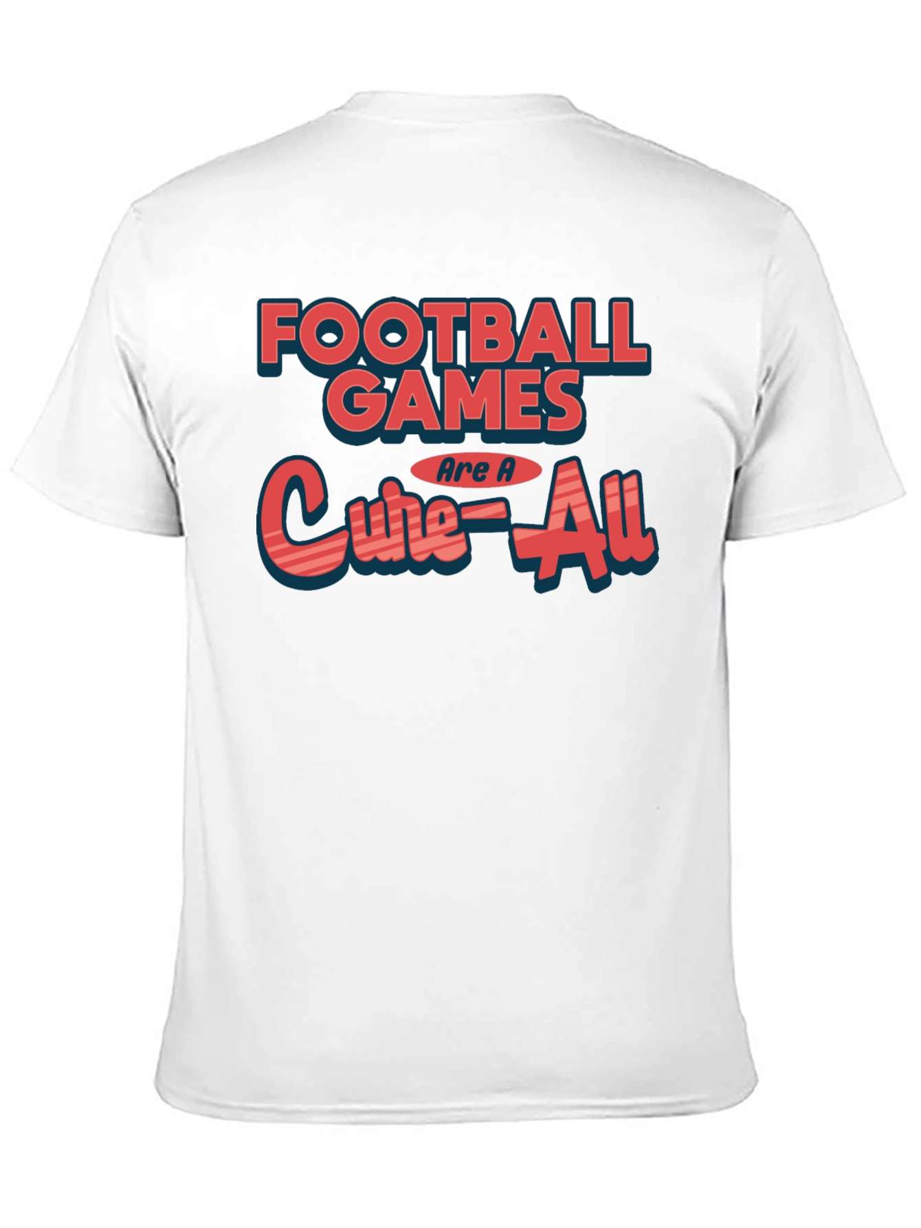 Football Games Cure-All Black Graphic Tee