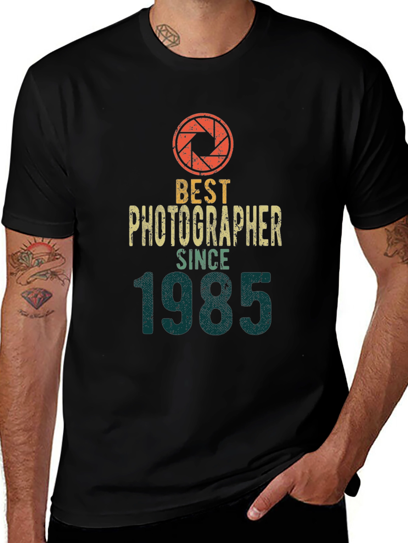 Best Photographer Since 1985 Black T-Shirt