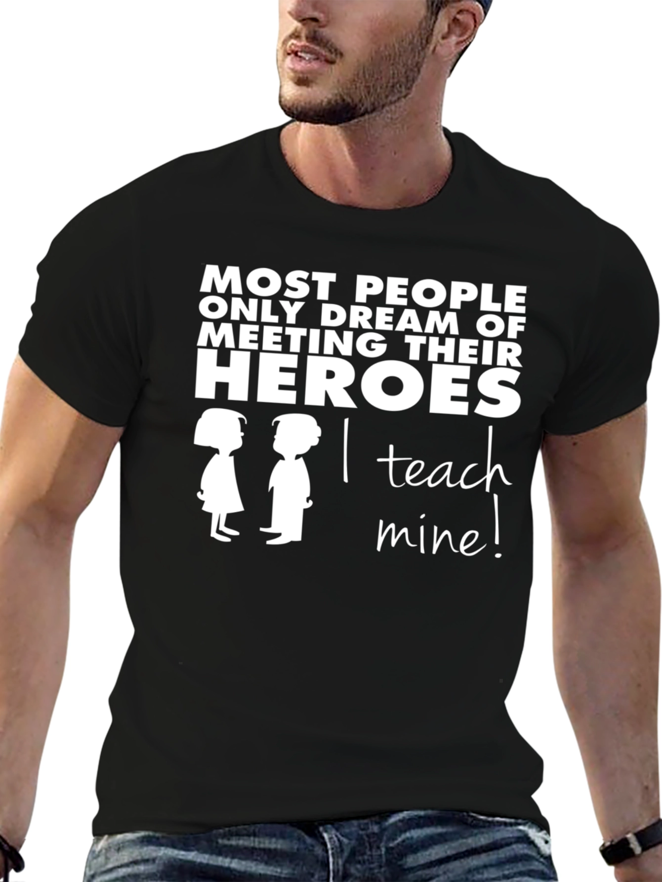 I Teach Heroes T-Shirt - Teacher Appreciation
