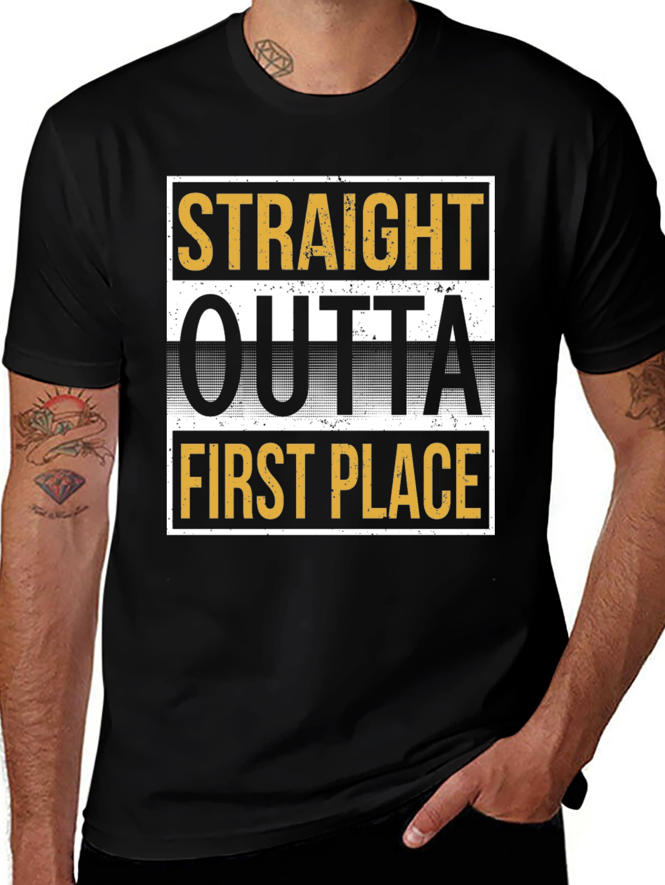 Straight Outta First Place Graphic Tee