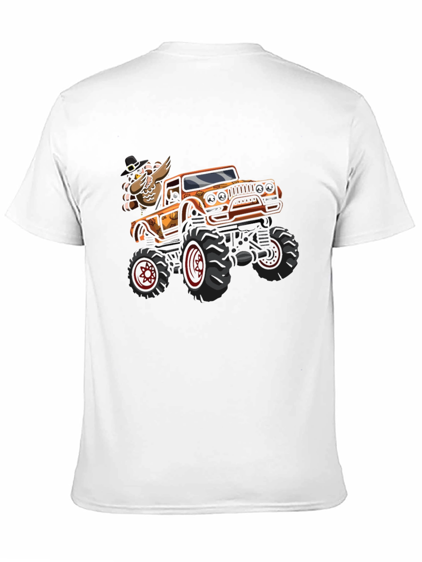 Thanksgiving Turkey Monster Truck Graphic Tee