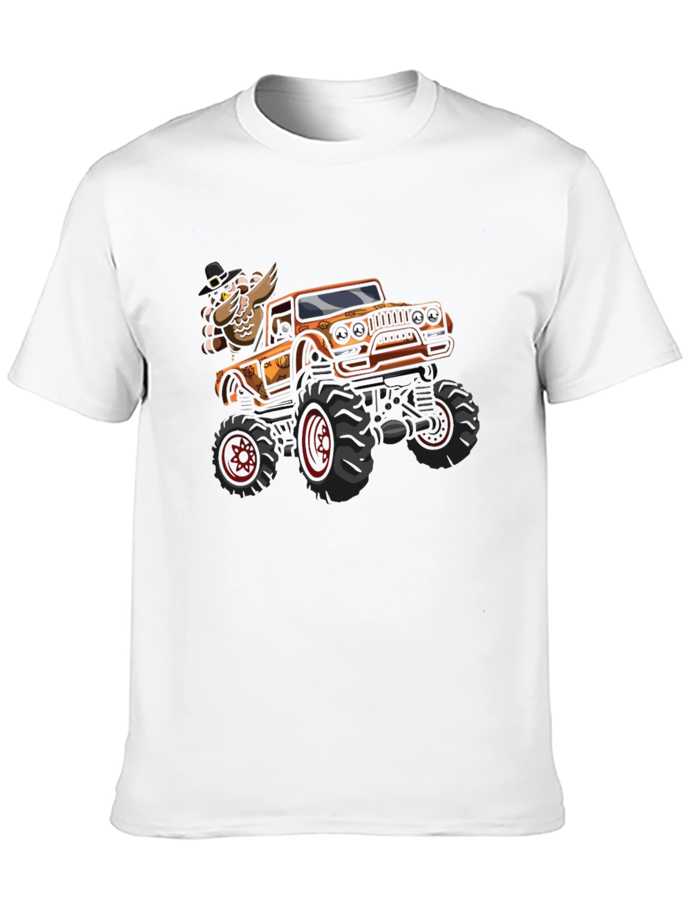 Thanksgiving Turkey Monster Truck Graphic Tee