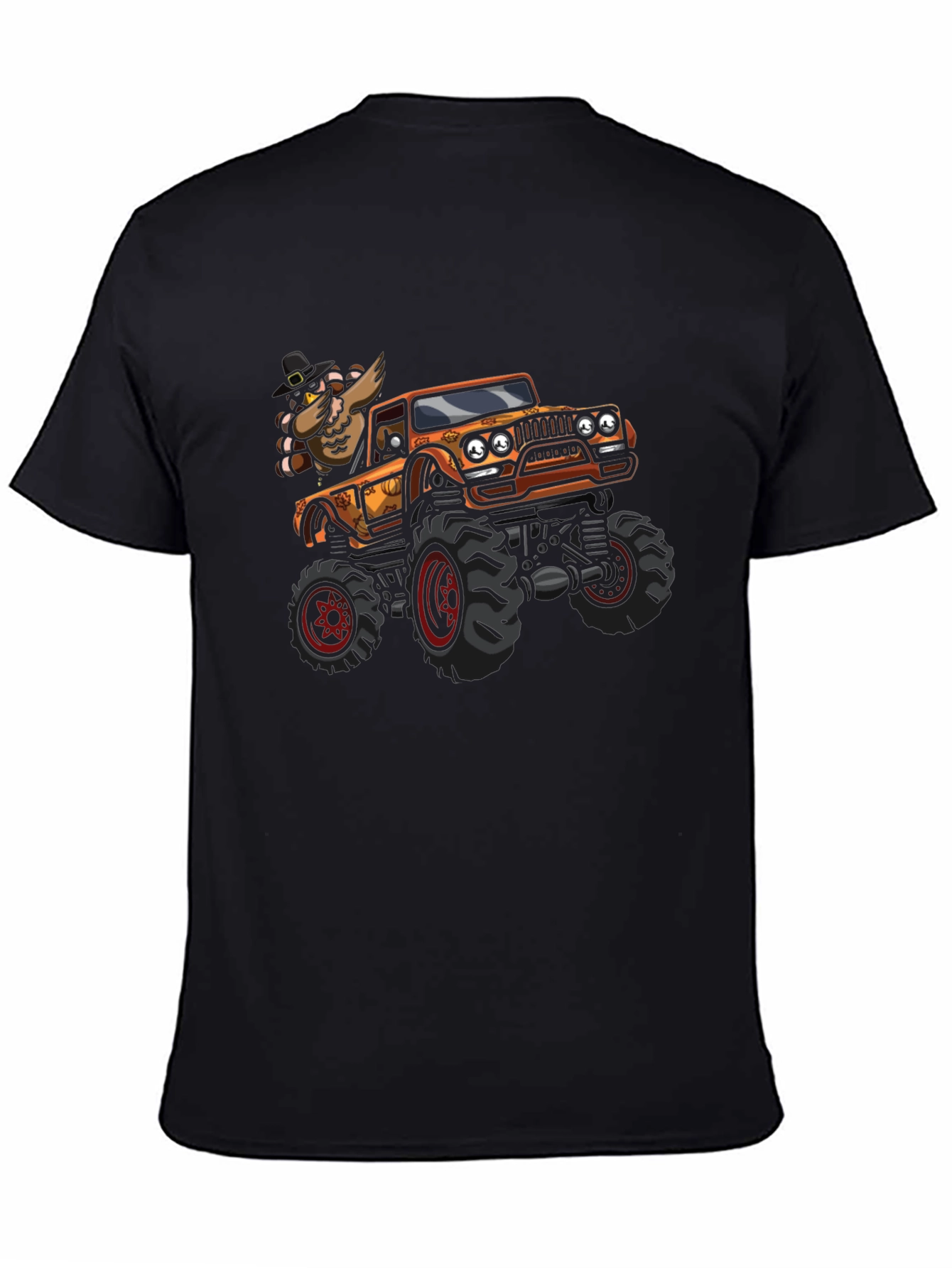 Thanksgiving Turkey Monster Truck Graphic Tee