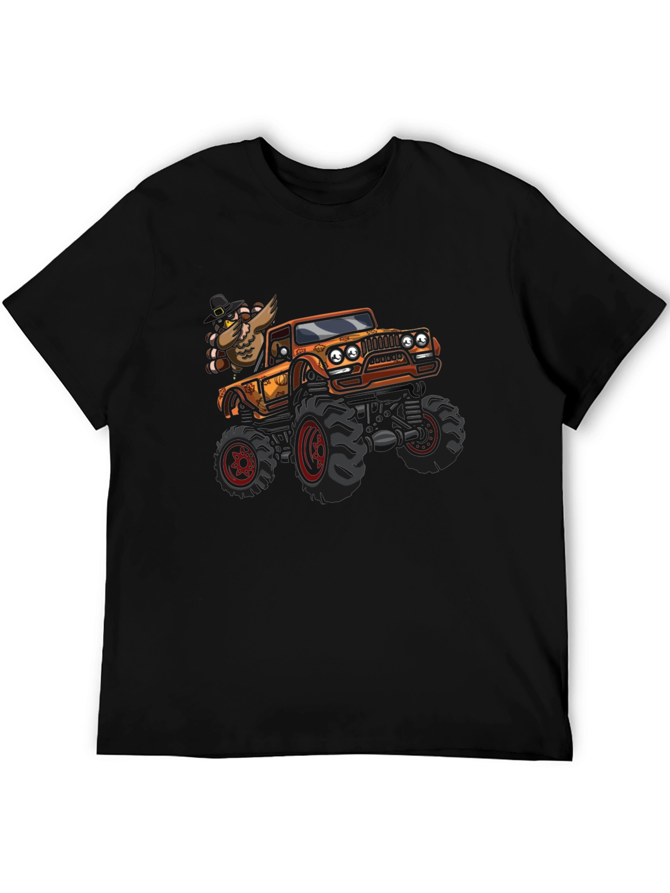 Thanksgiving Turkey Monster Truck Graphic Tee