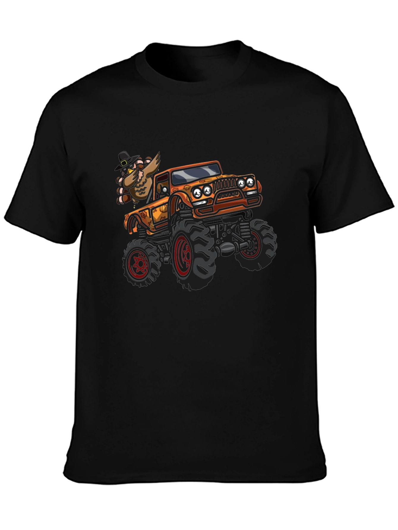 Thanksgiving Turkey Monster Truck Graphic Tee