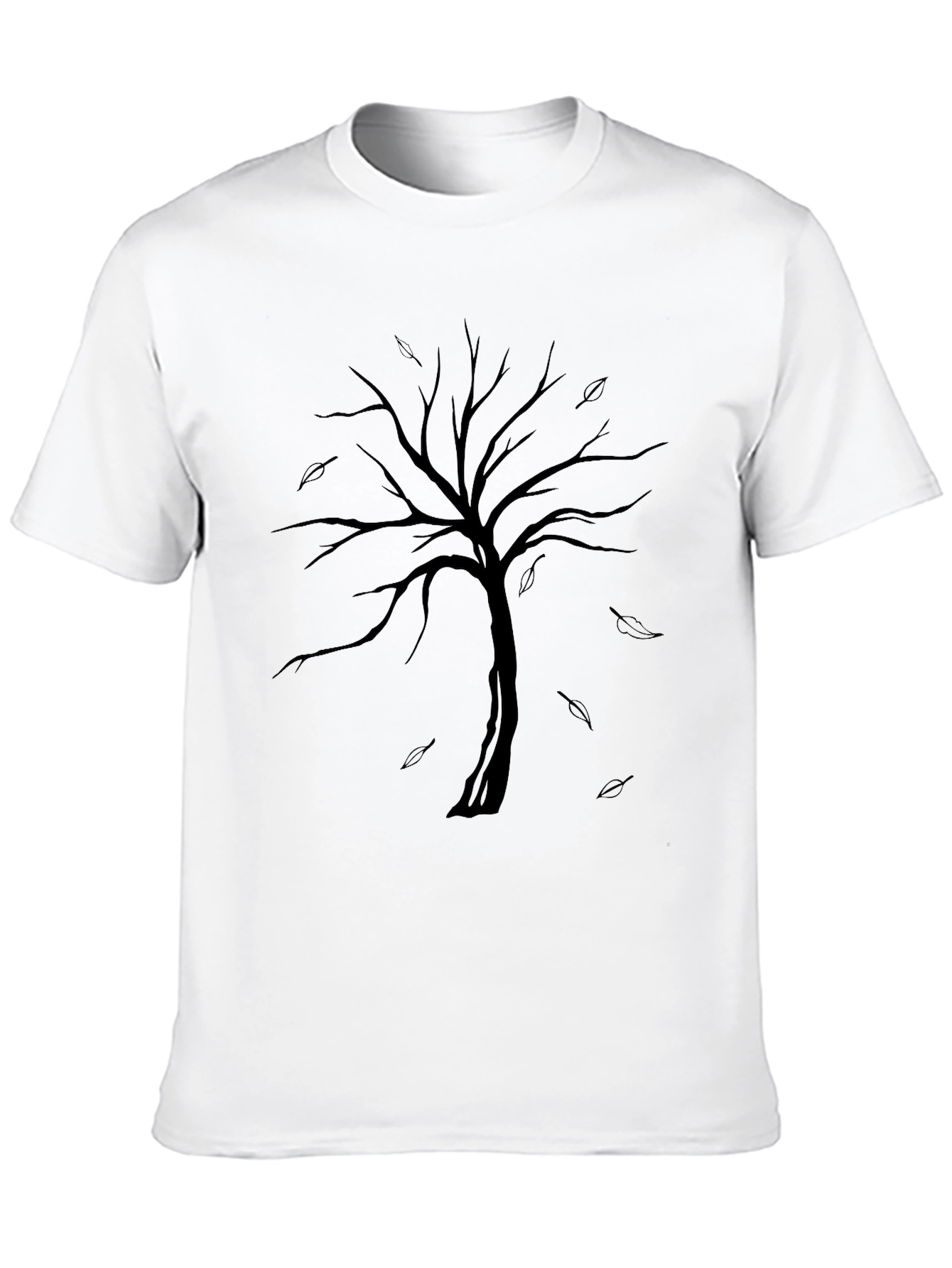 Tree Graphic Tee - Stylish Black T-Shirt