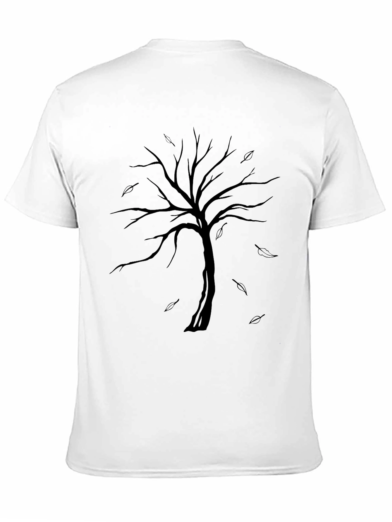 Tree Graphic Tee - Stylish Black T-Shirt