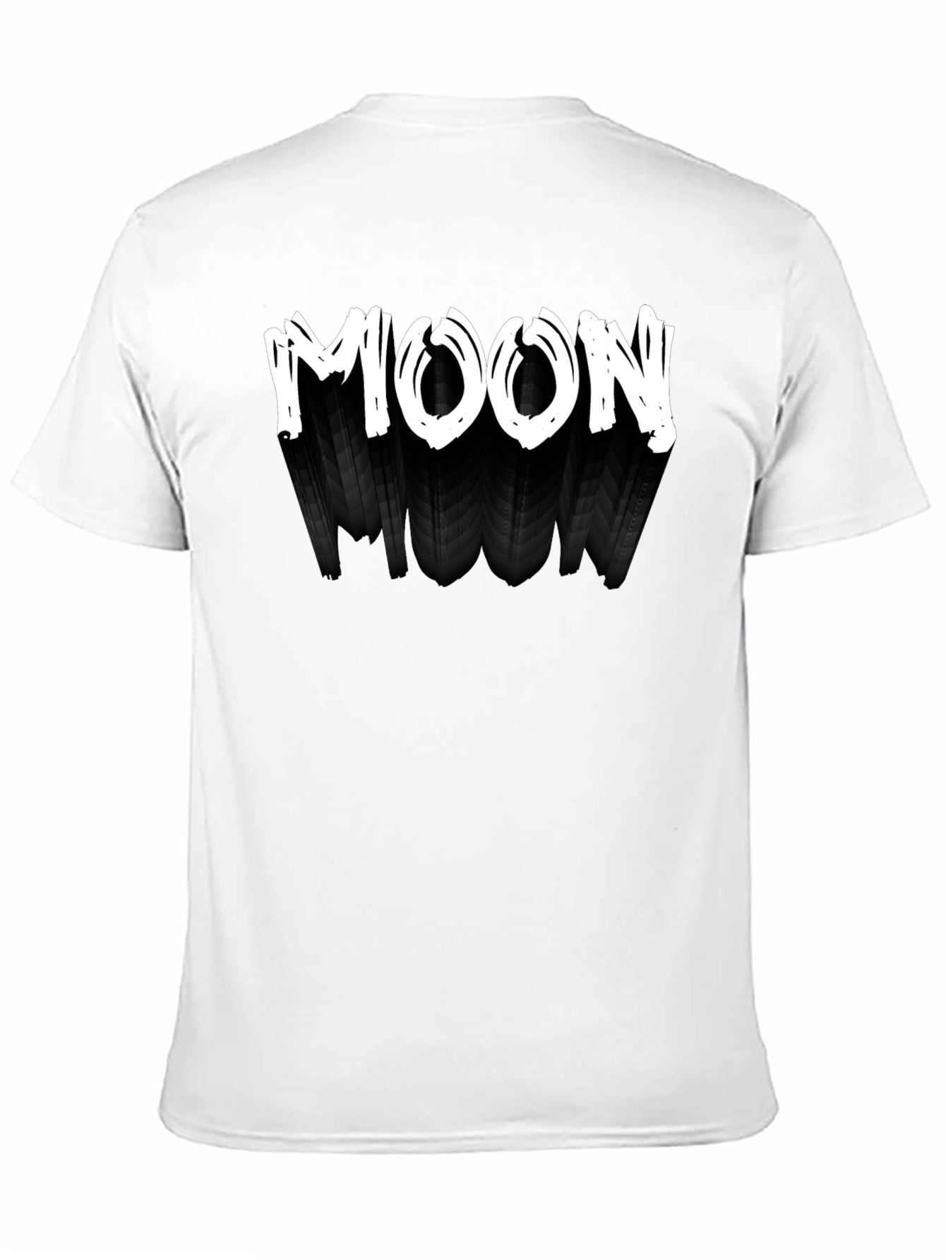 Mens Black T-Shirt - MOON Design