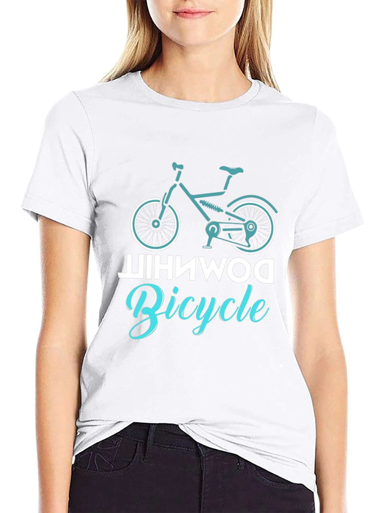 Cool Bicycle Graphic Tee - Retro Cycling Design
