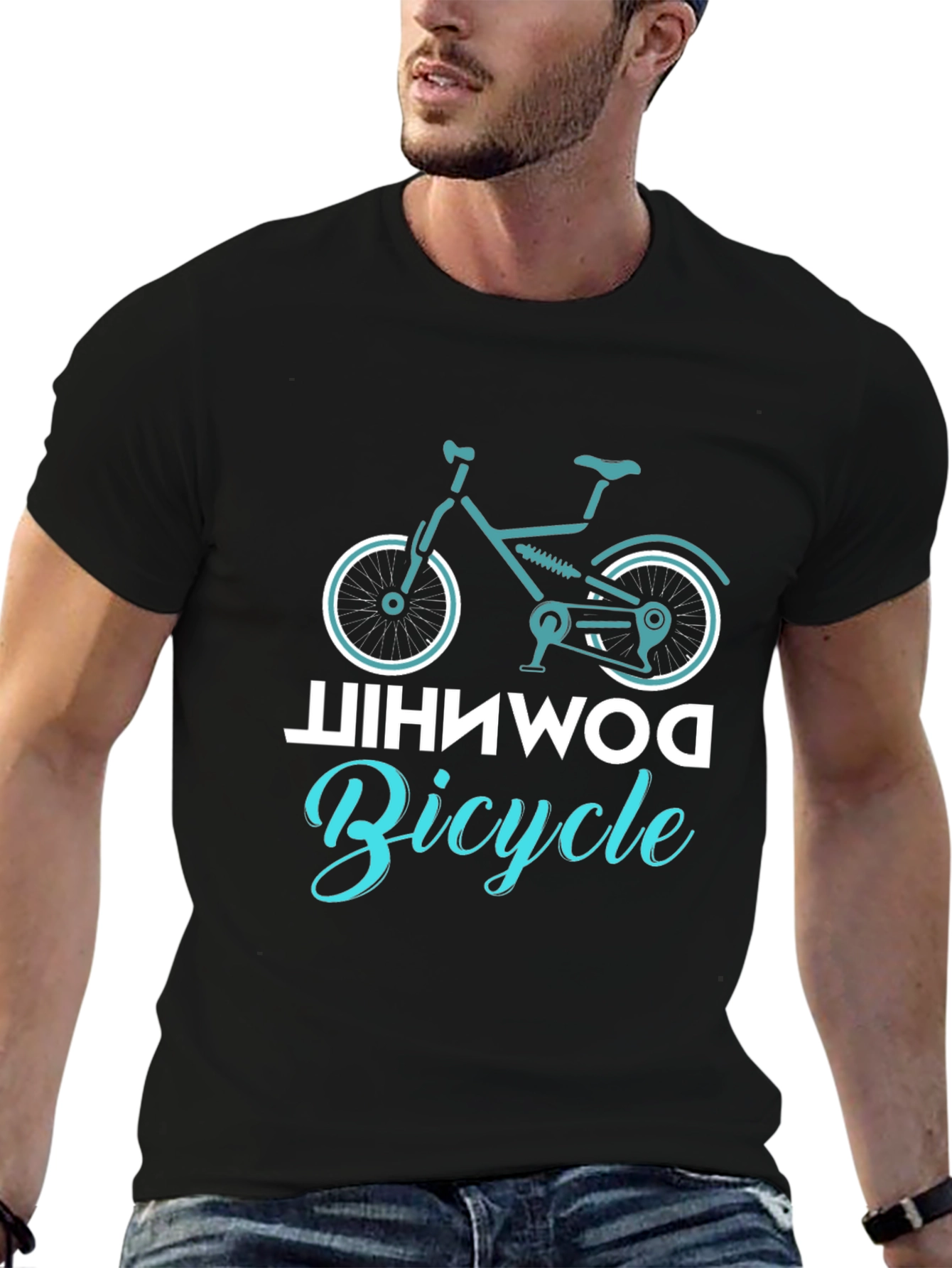 Cool Bicycle Graphic Tee - Retro Cycling Design