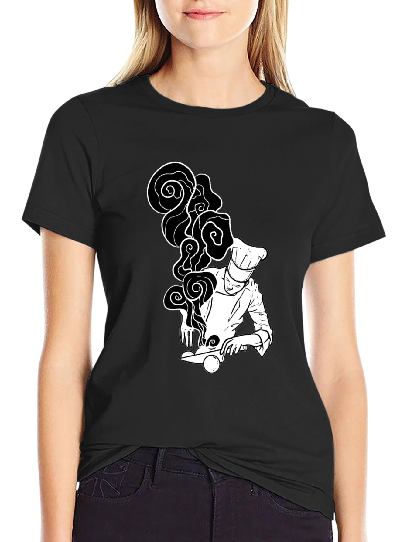 Chef Graphic T-Shirt - Culinary Art Tee