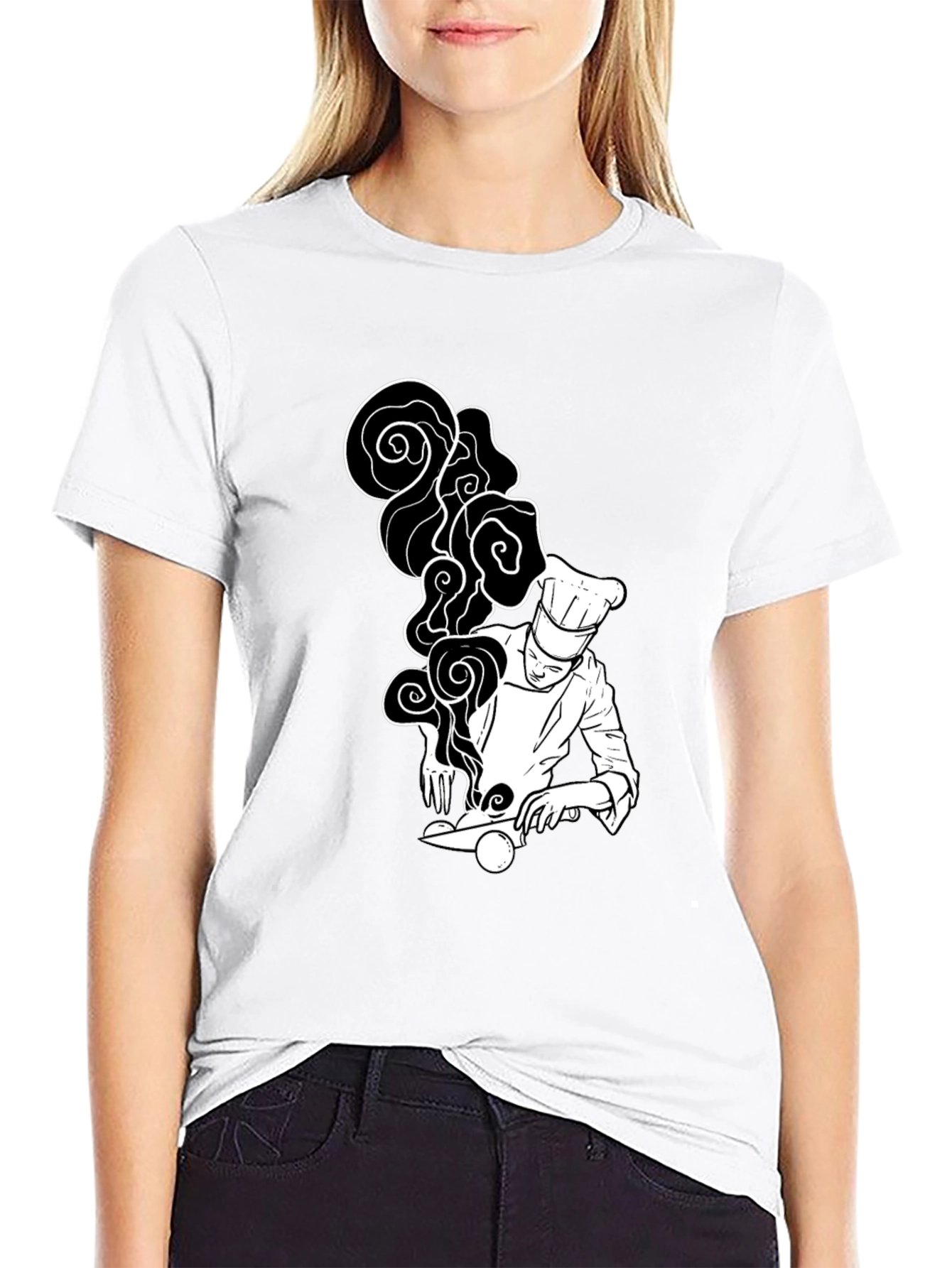 Chef Graphic T-Shirt - Culinary Art Tee