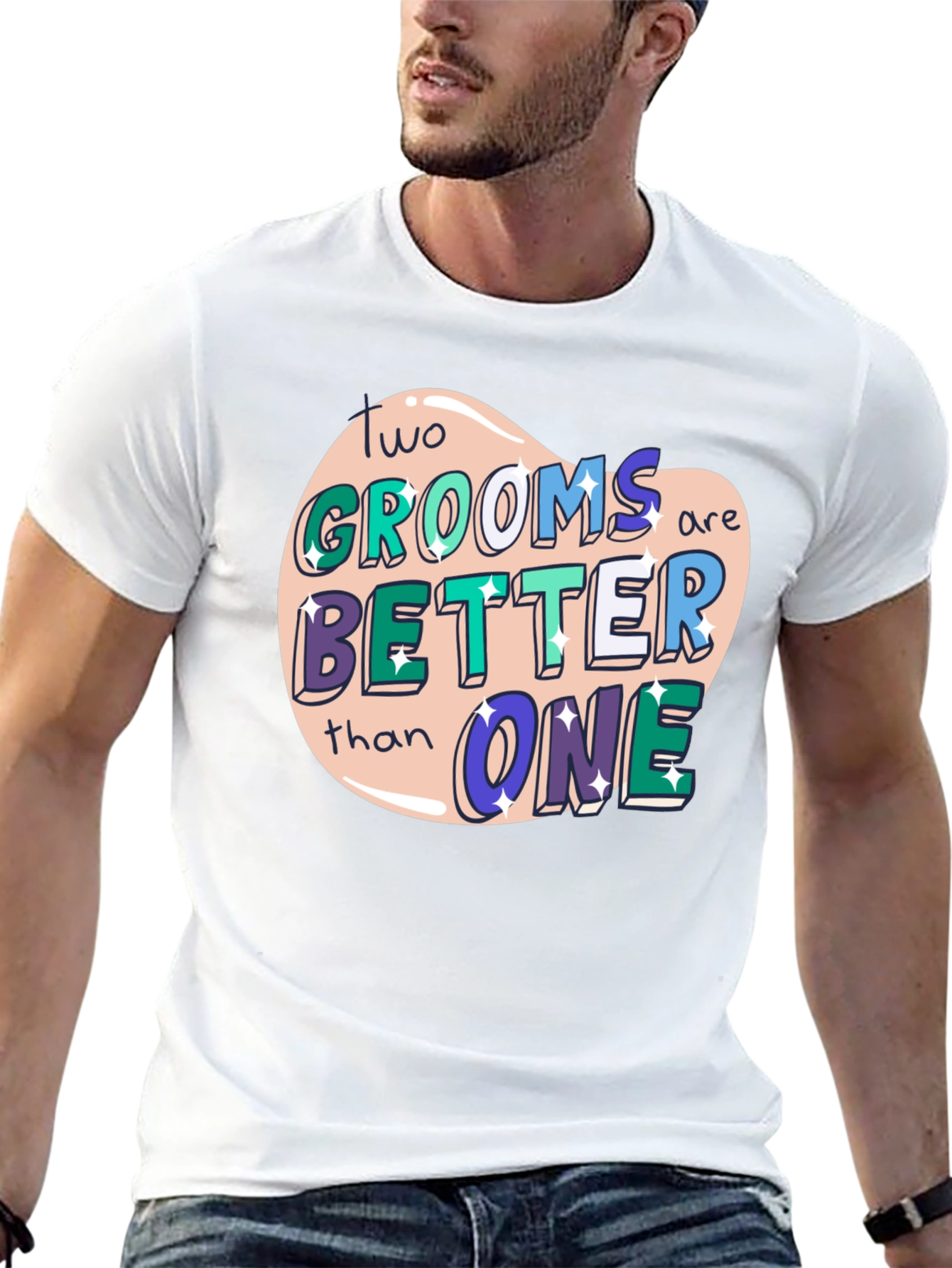 Two Grooms Better Than One Tee