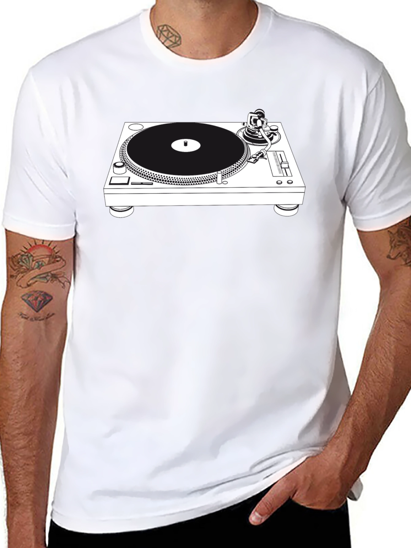 Turntable Graphic T-Shirt: DJs Delight
