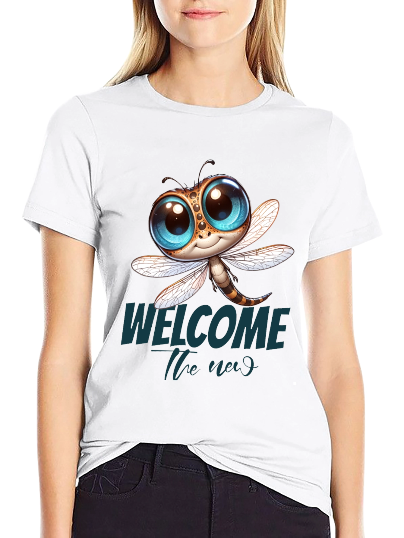 Cute Dragonfly Graphic Tee - Welcome the Weird