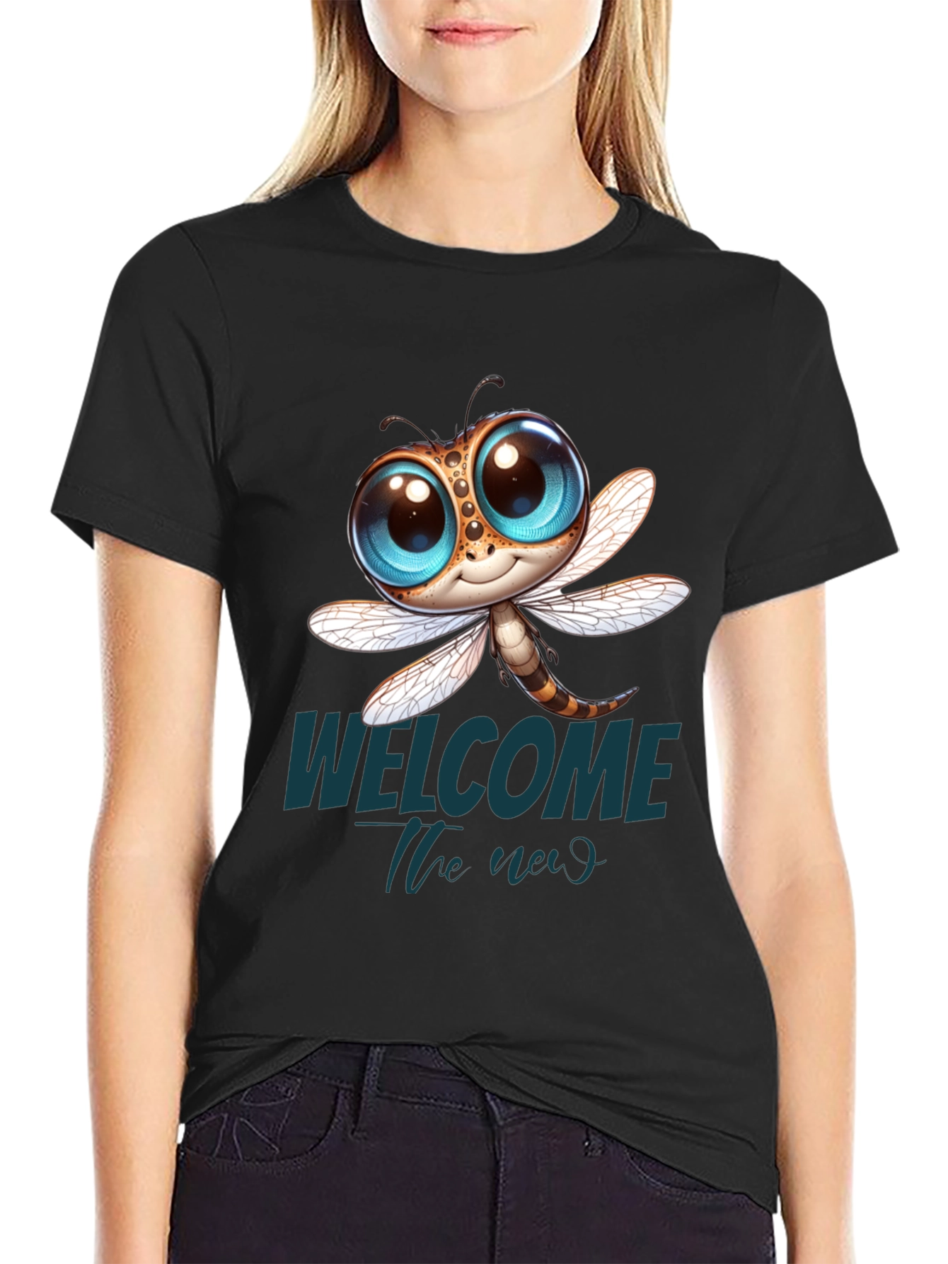 Cute Dragonfly Graphic Tee - Welcome the Weird