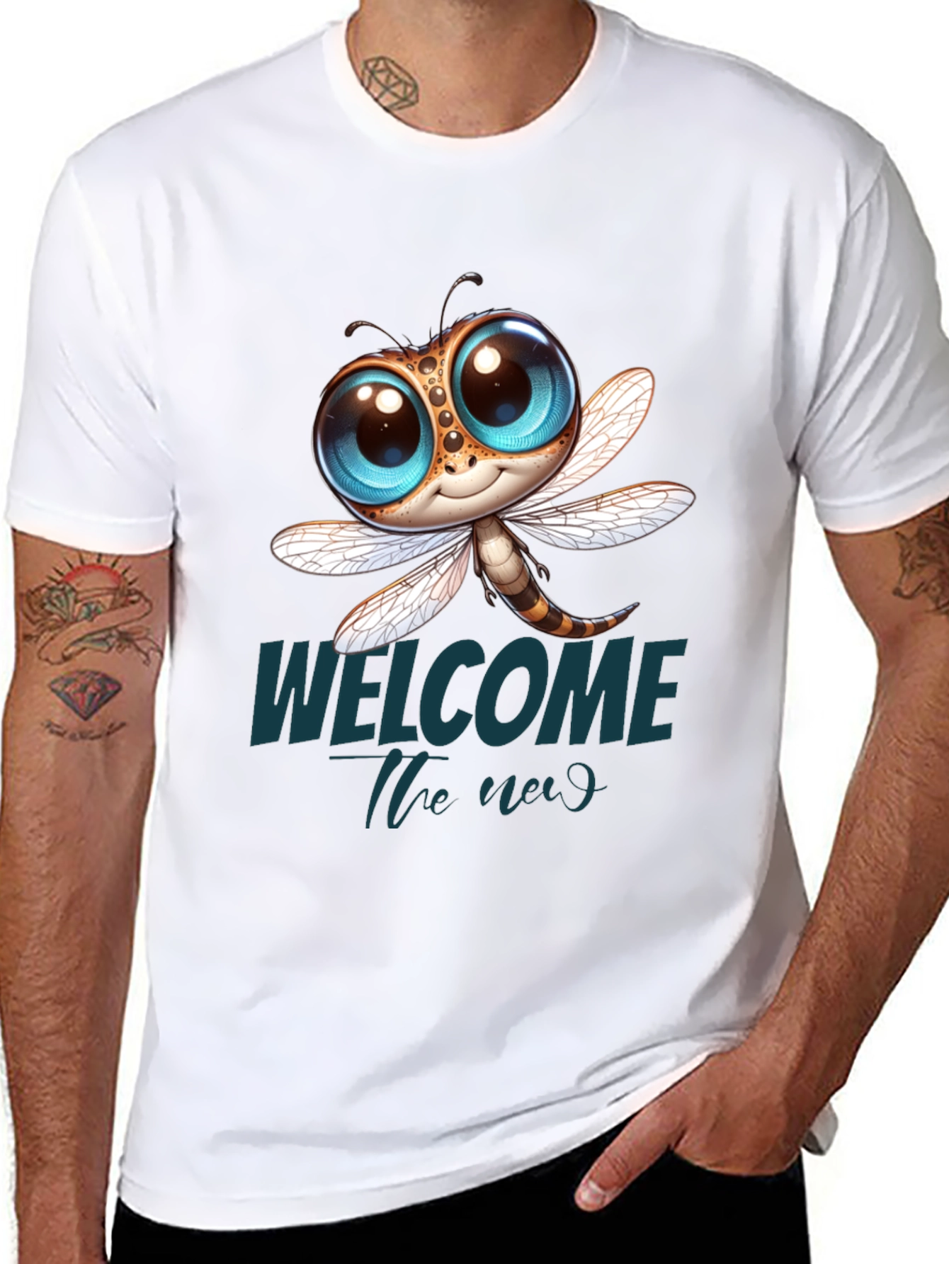 Cute Dragonfly Graphic Tee - Welcome the Weird