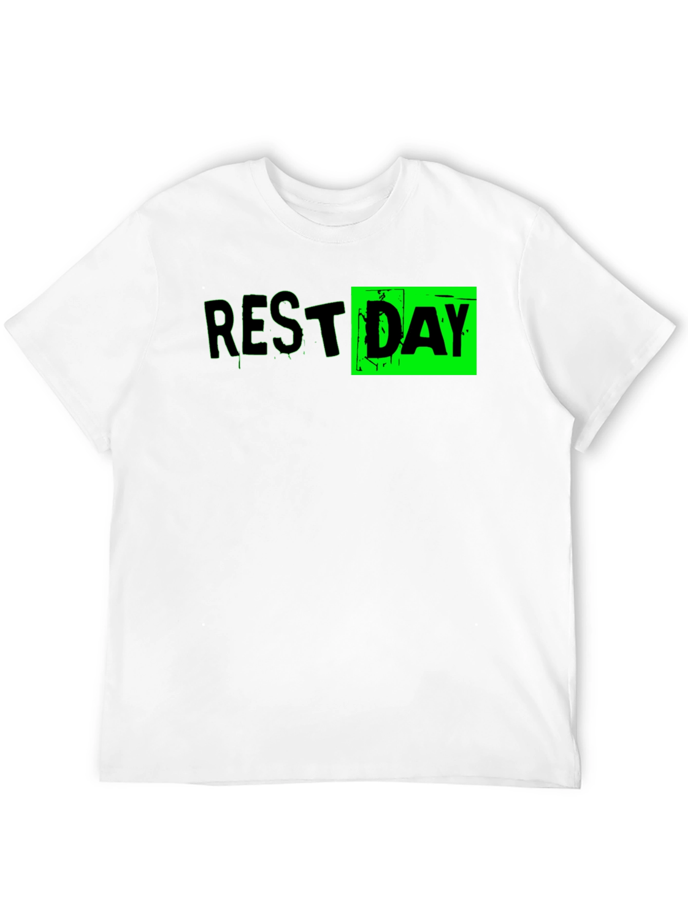 Rest Day Graphic T-Shirt - Black