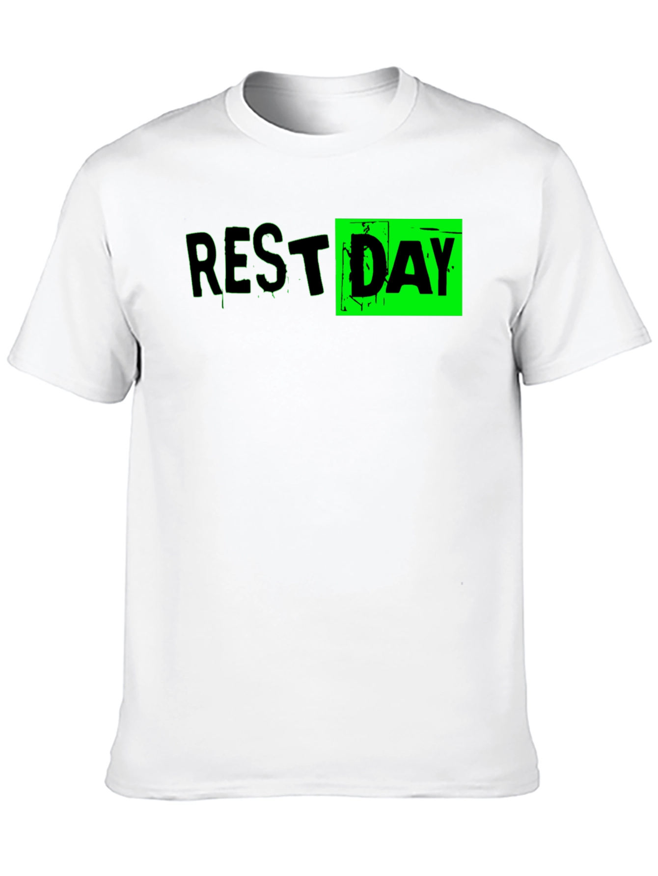 Rest Day Graphic T-Shirt - Black