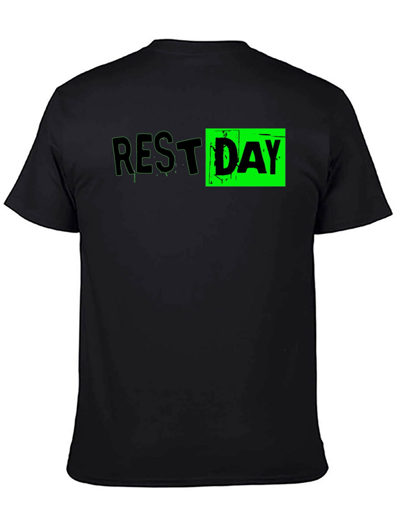 Rest Day Graphic T-Shirt - Black
