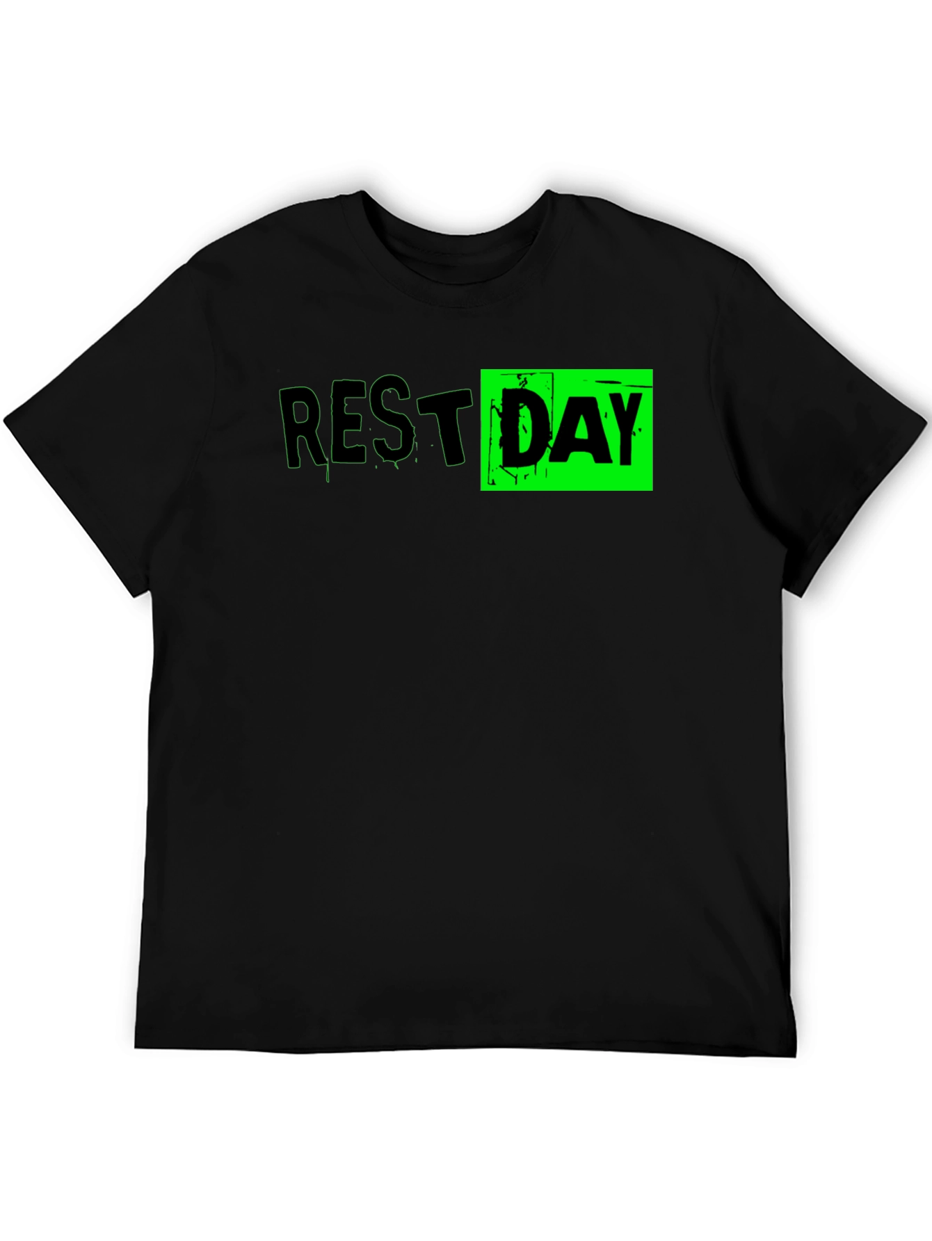 Rest Day Graphic T-Shirt - Black