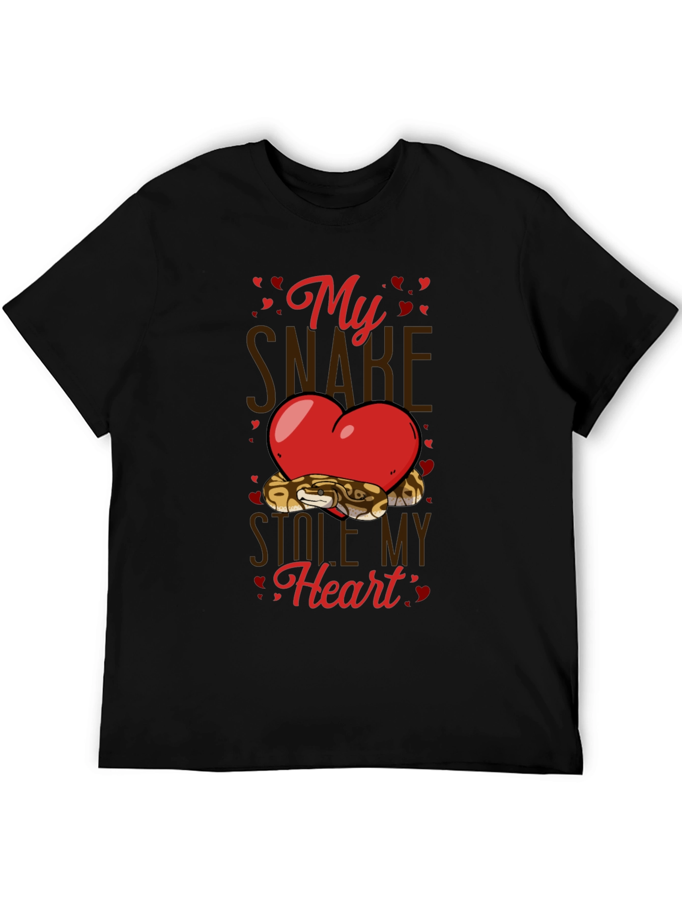 My Snake Stole My Heart Valentines Day T-Shirt