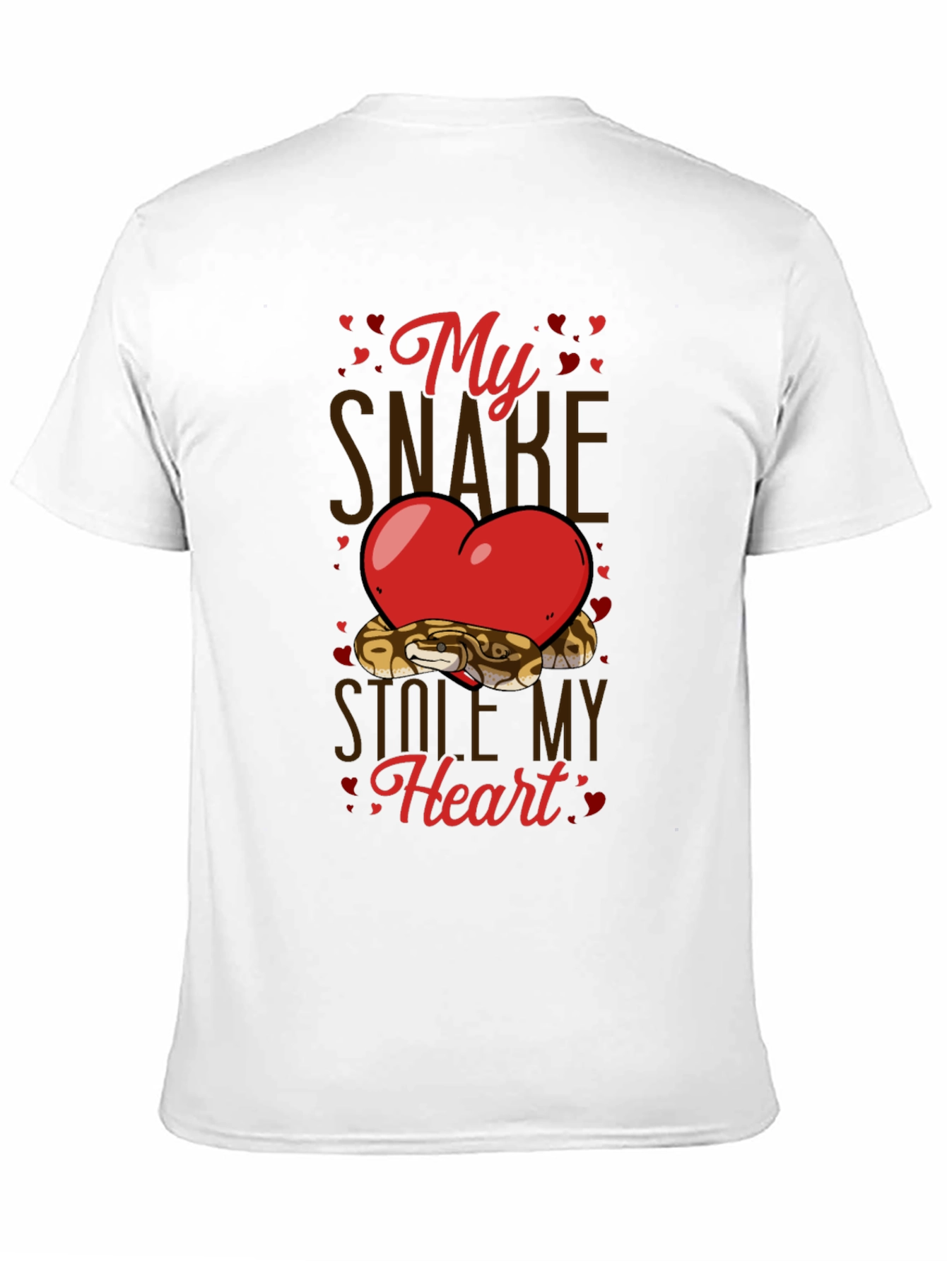 My Snake Stole My Heart Valentines Day T-Shirt