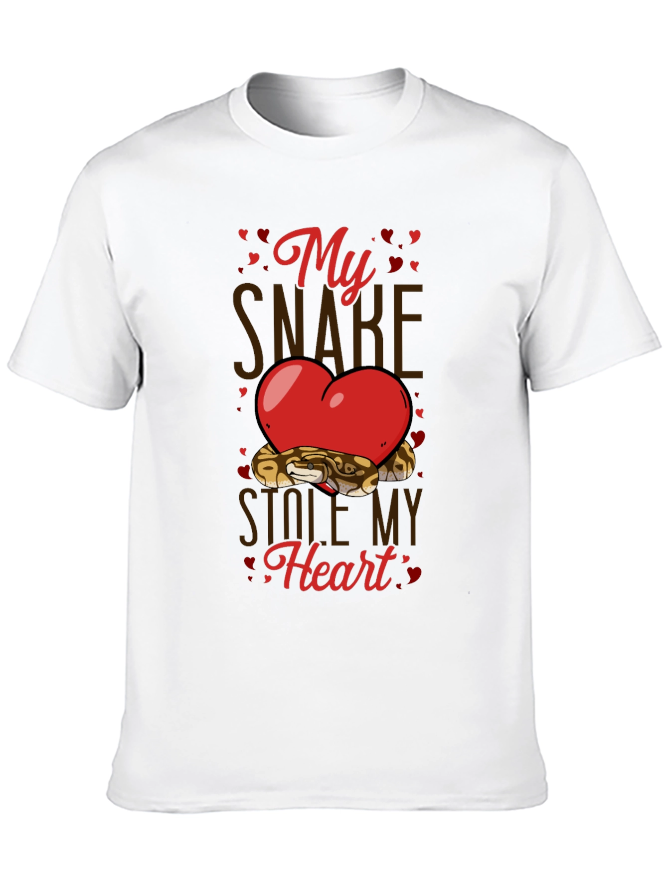 My Snake Stole My Heart Valentines Day T-Shirt