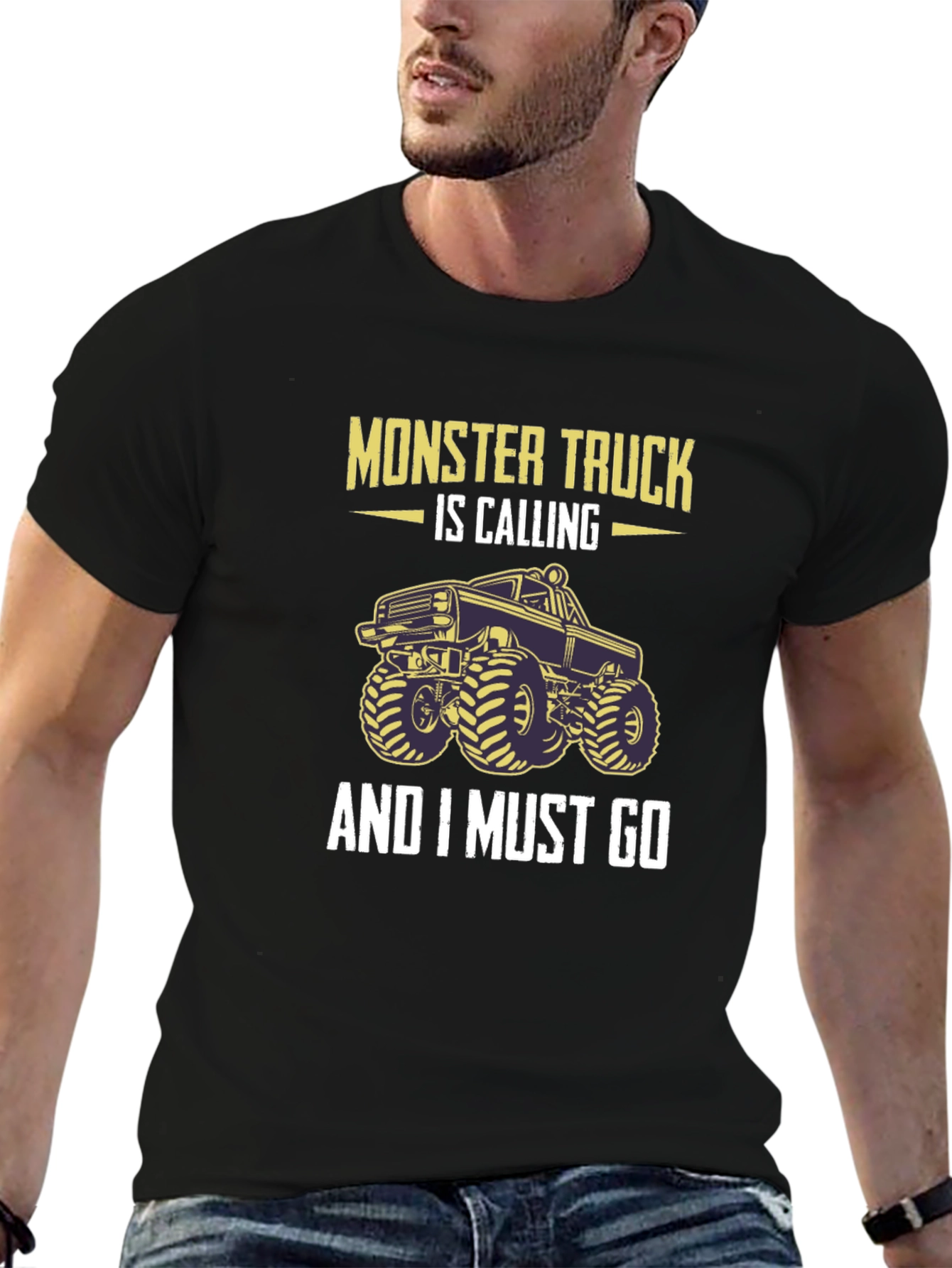 Monster Truck Calling Graphic Tee