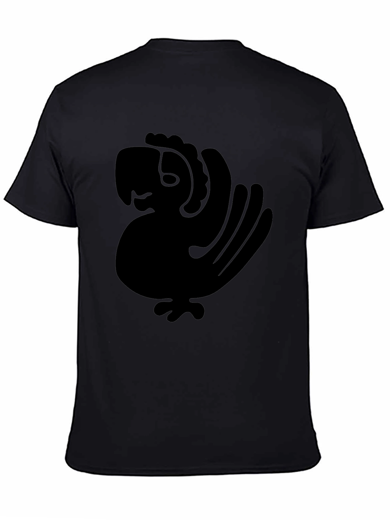 Black Bird Graphic Tee - Casual Style