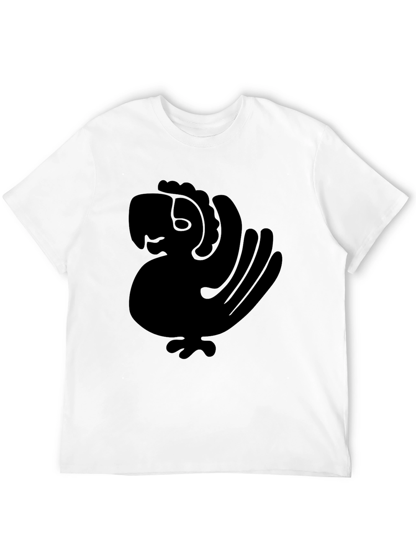 Black Bird Graphic Tee - Casual Style