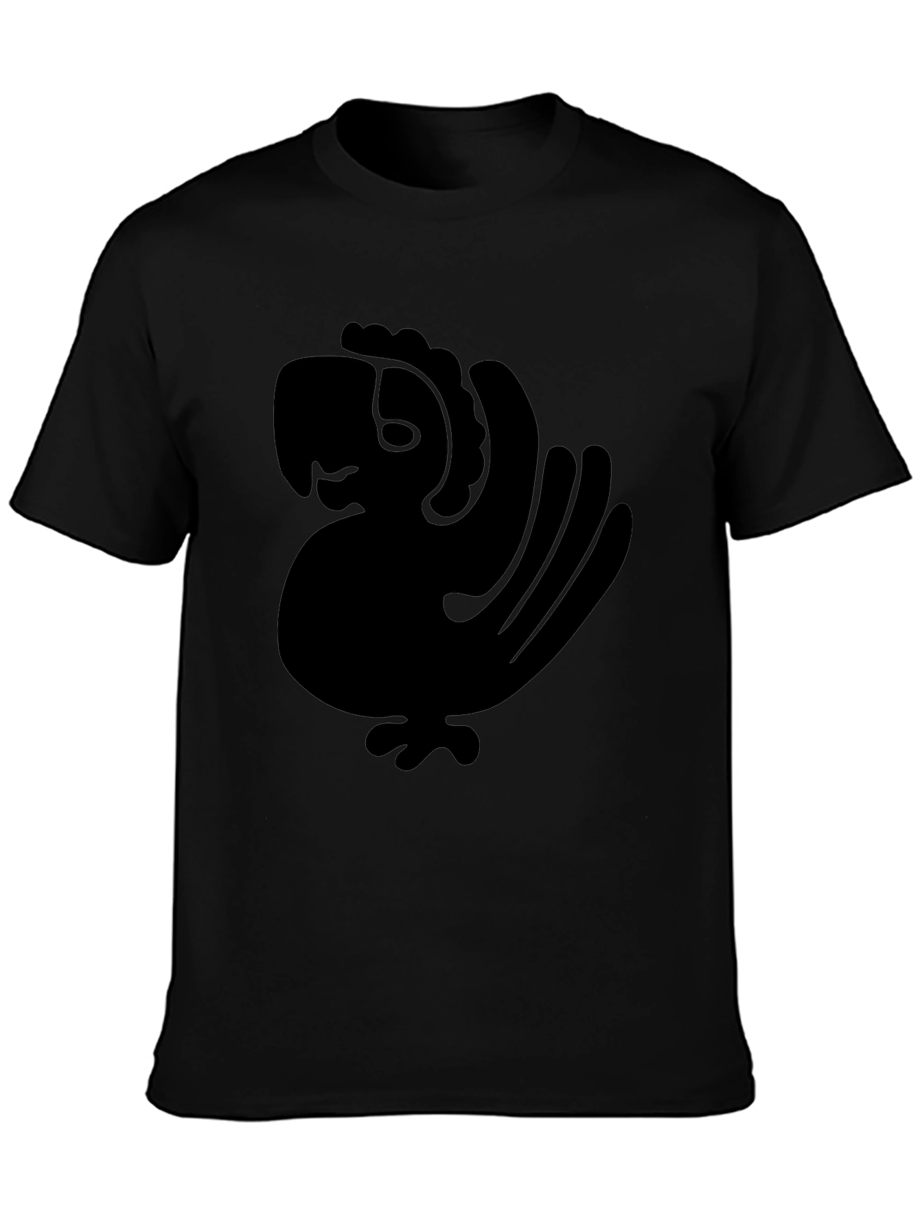 Black Bird Graphic Tee - Casual Style